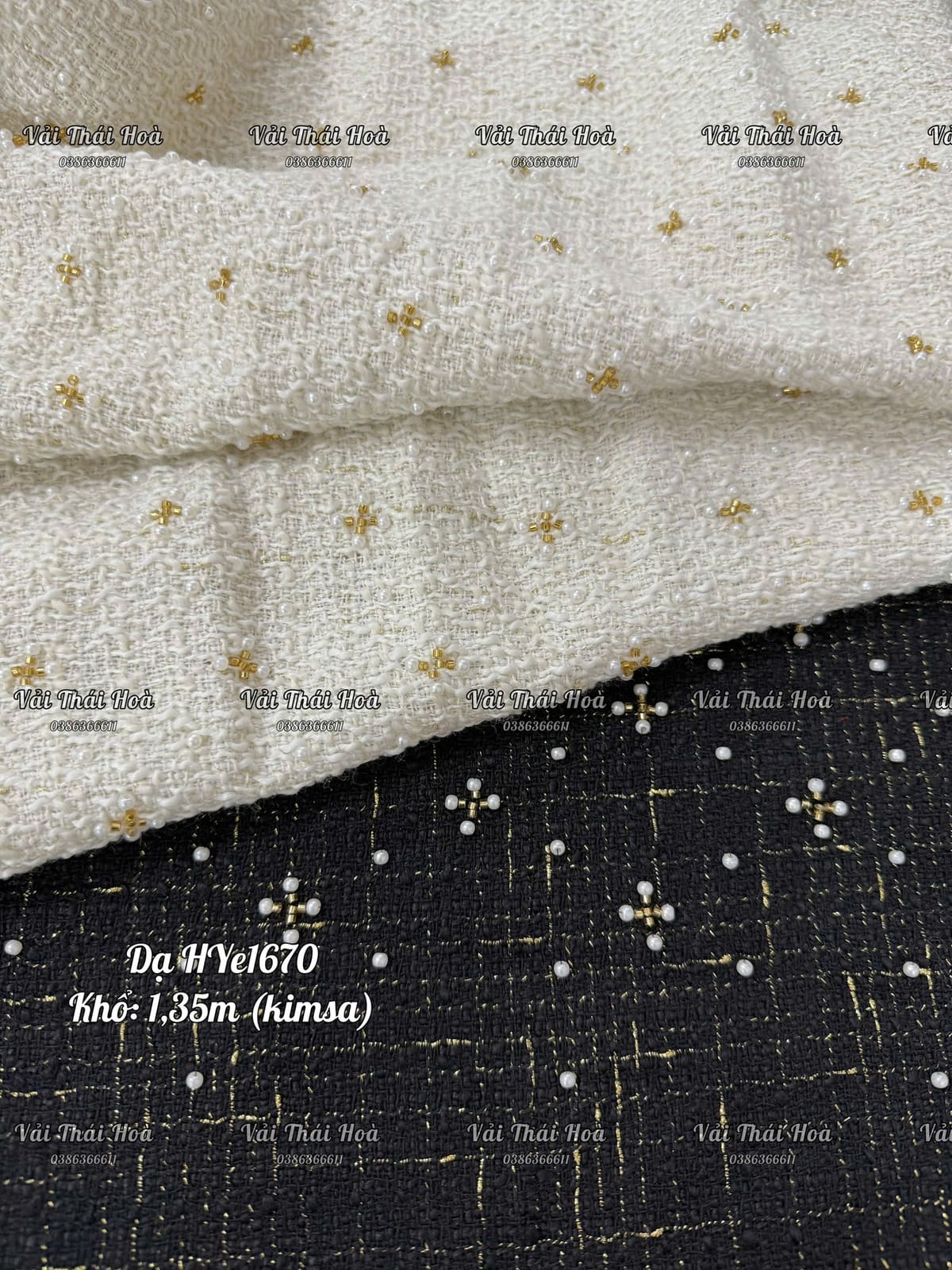 Dạ tweed HYe1670
