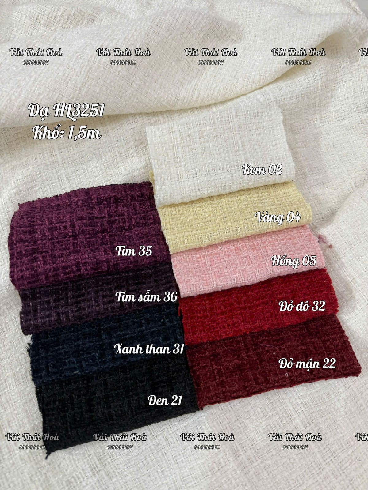 Dạ tweed HL3251