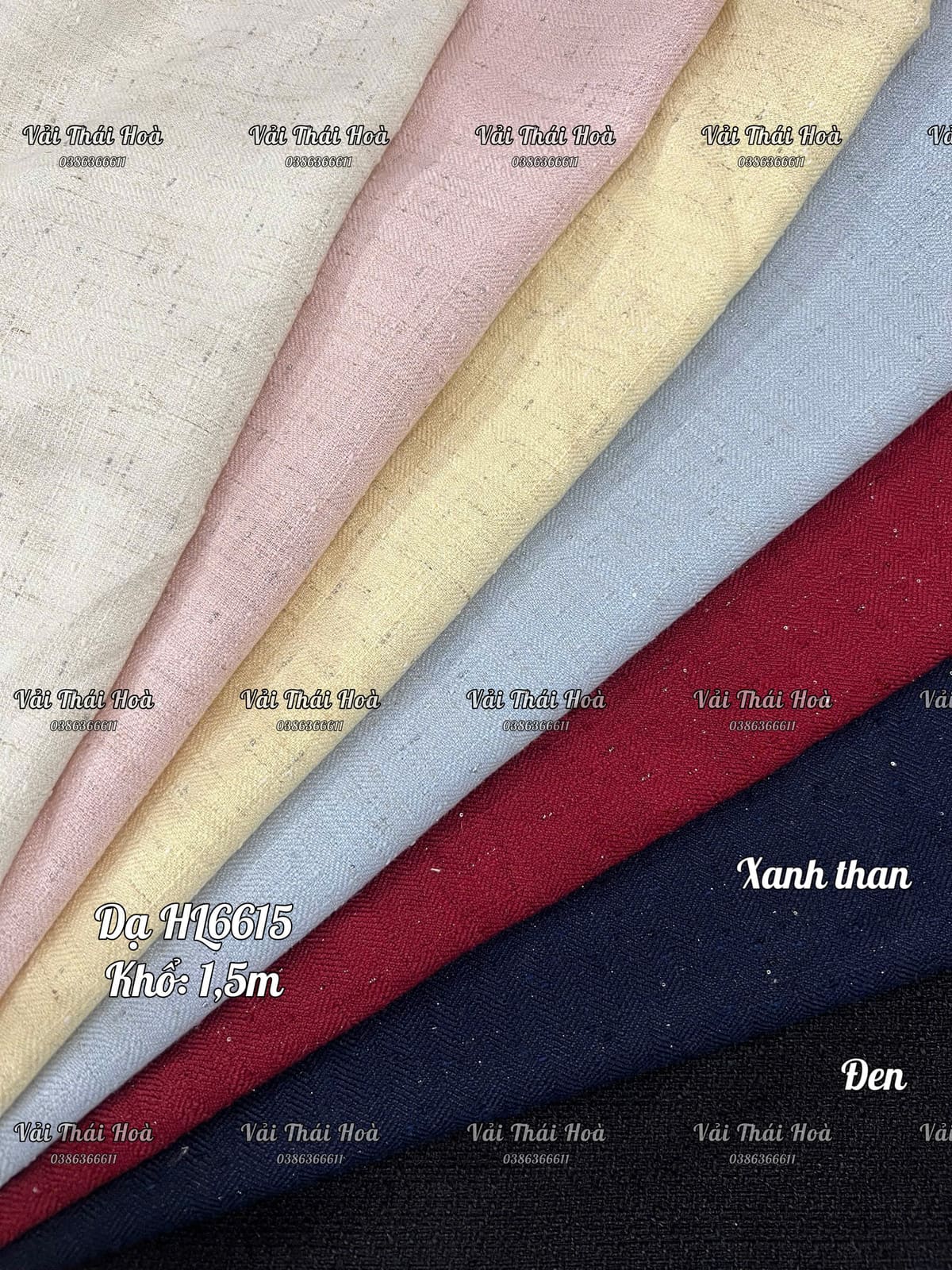 Dạ tweed HL6615