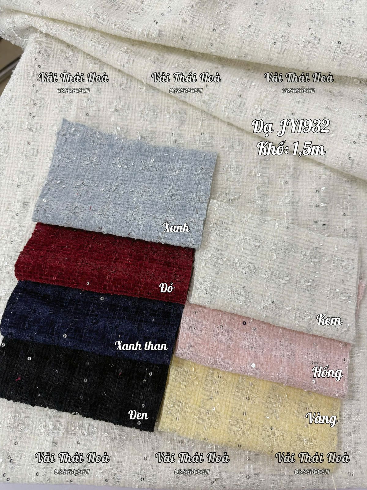 Dạ tweed JY1932