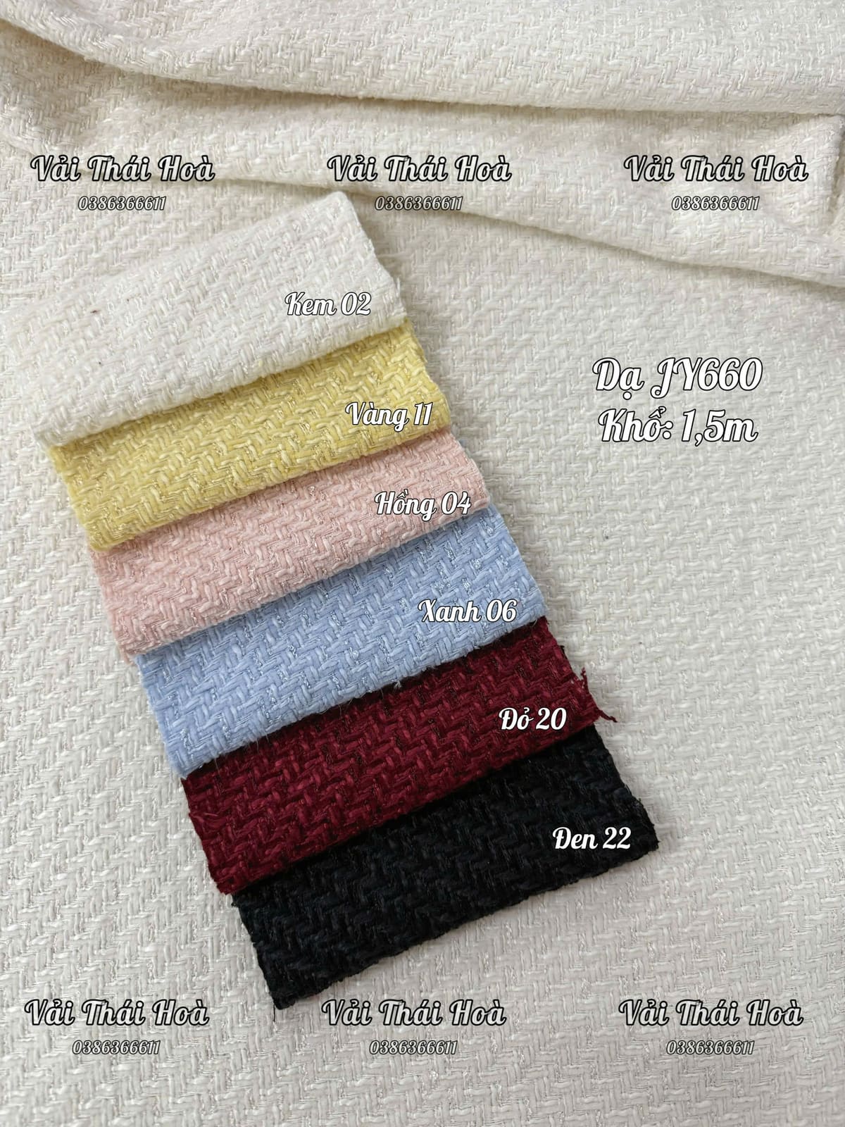 Dạ tweed JY660