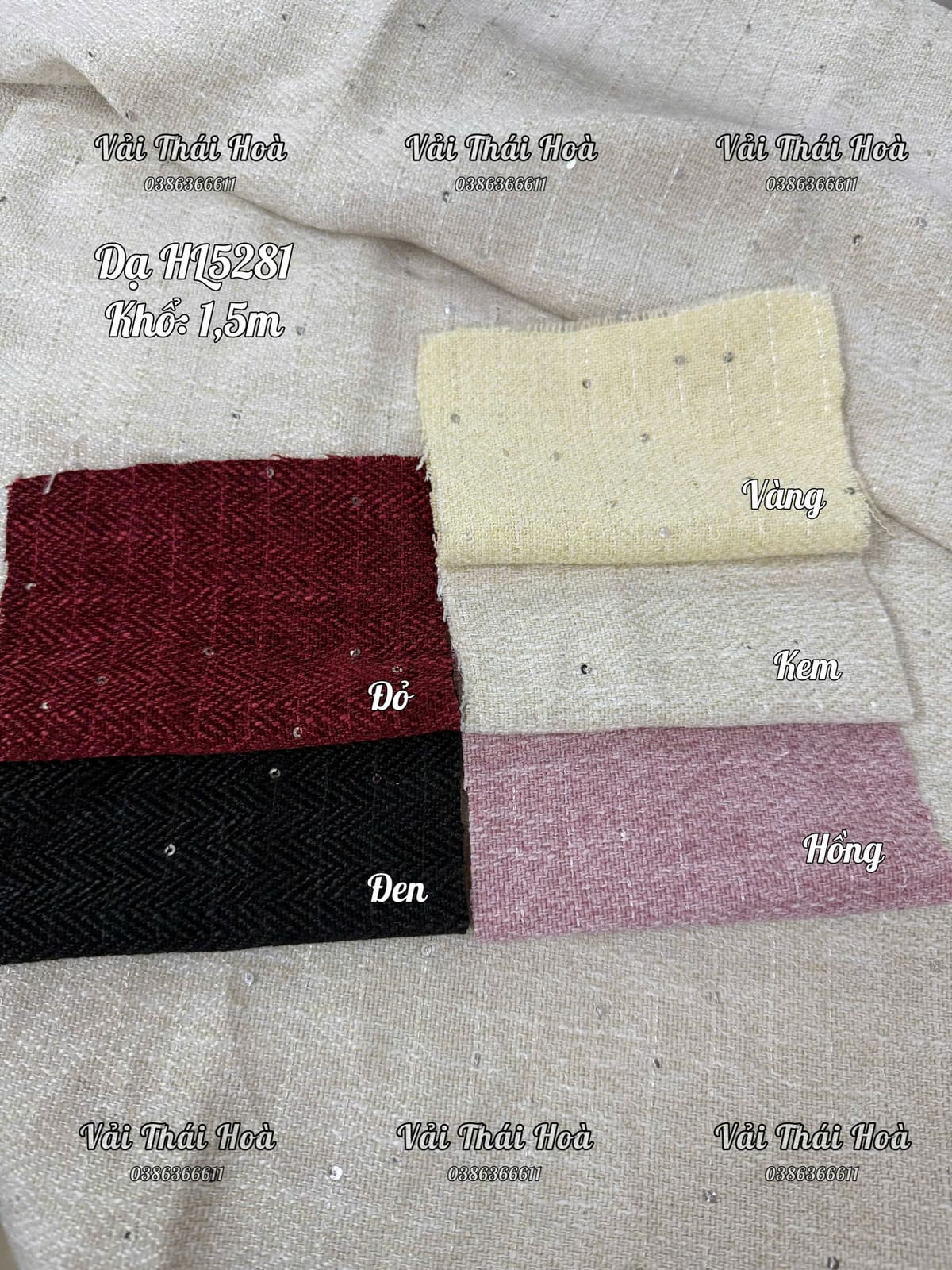 Dạ tweed HL5281
