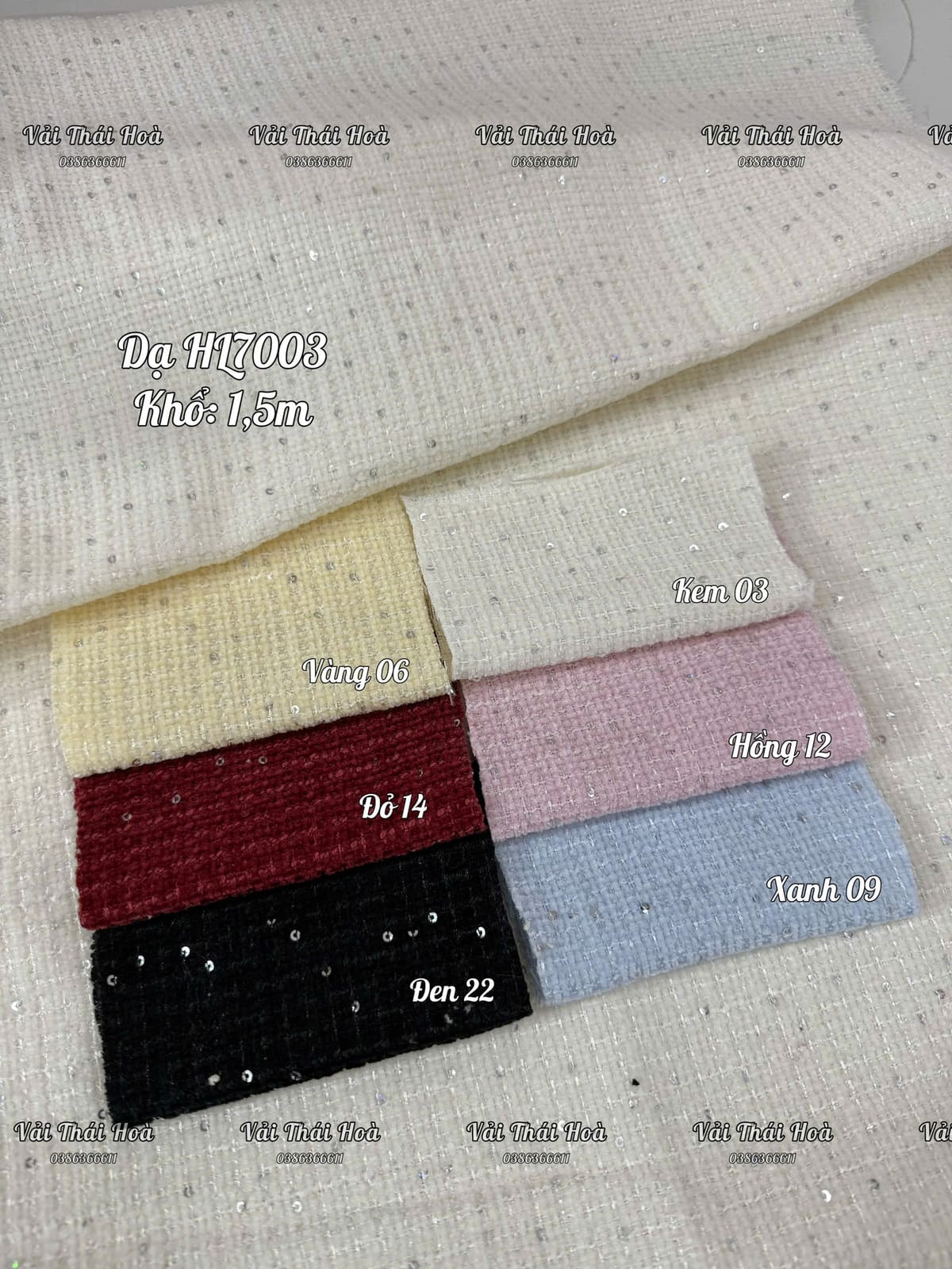 Dạ tweed HL7003