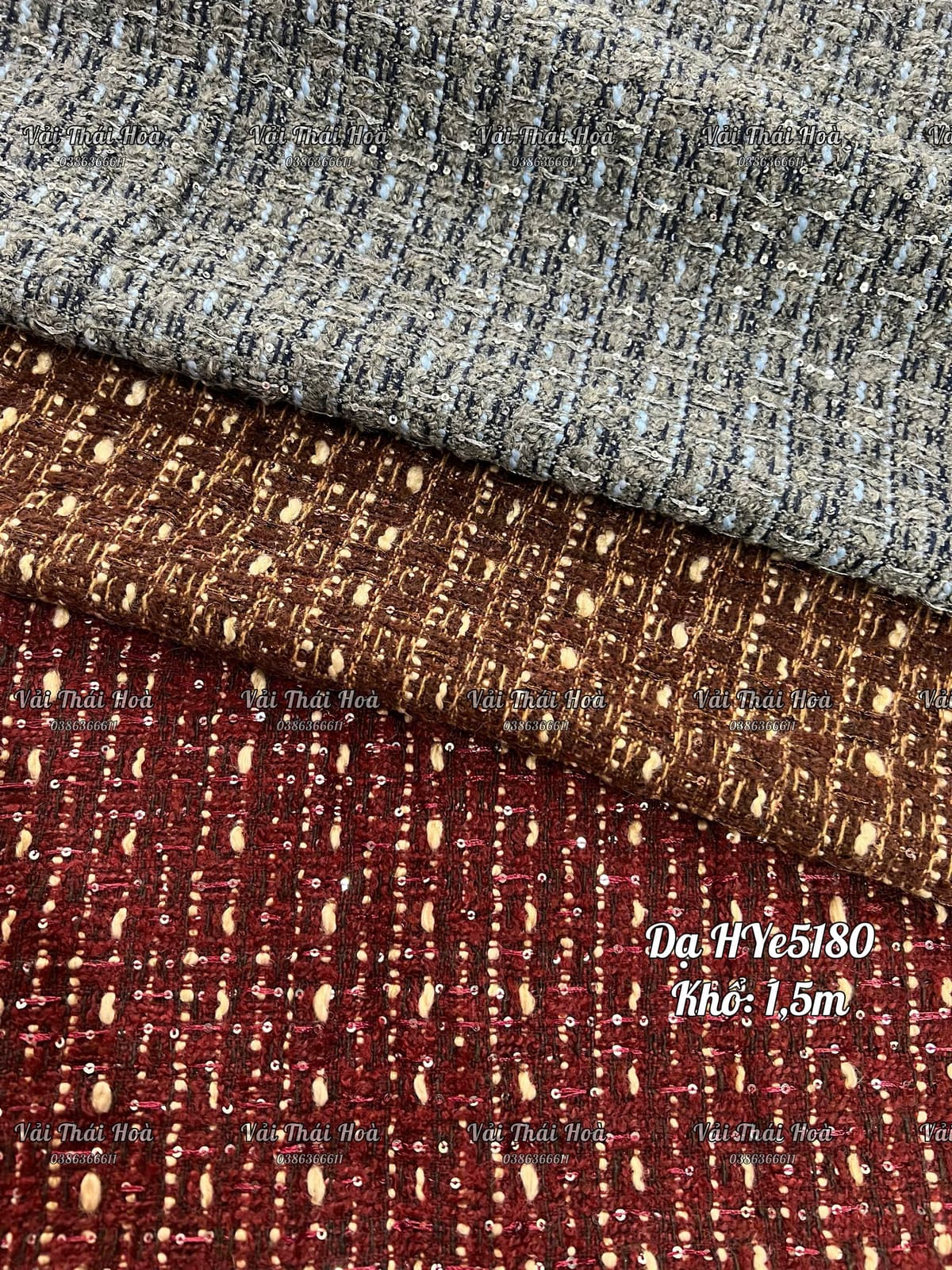 Dạ tweed HYe5180