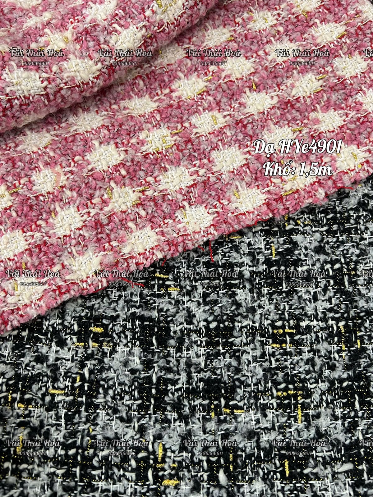 Dạ tweed HYe4901