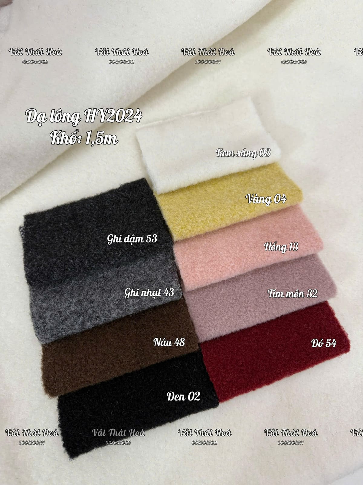 Dạ tweed HYe2024