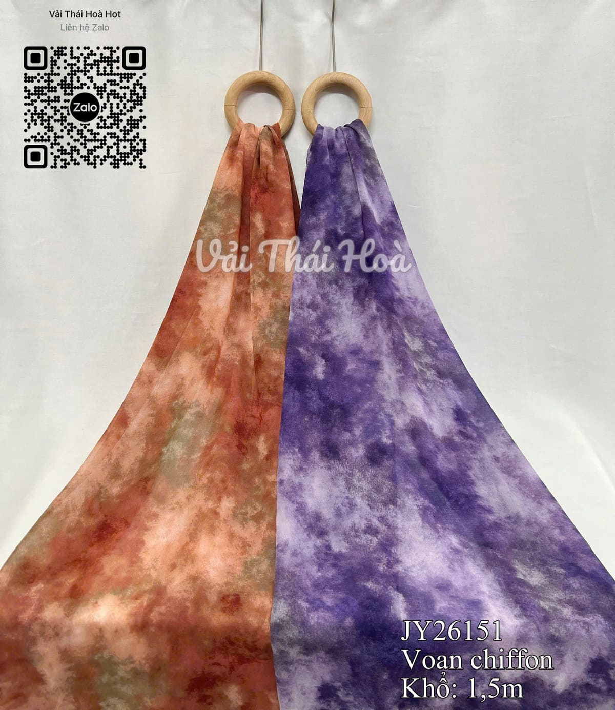 Vải von chiffon JY26151
