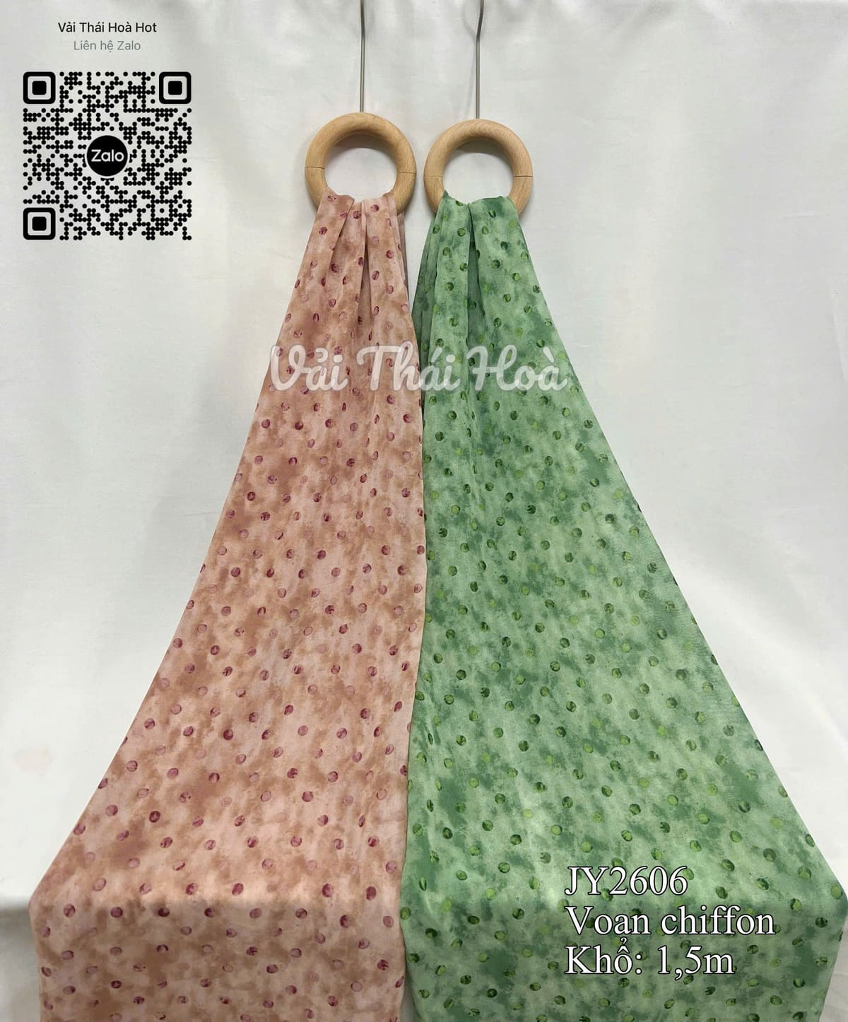 Vải von chiffon JY2606