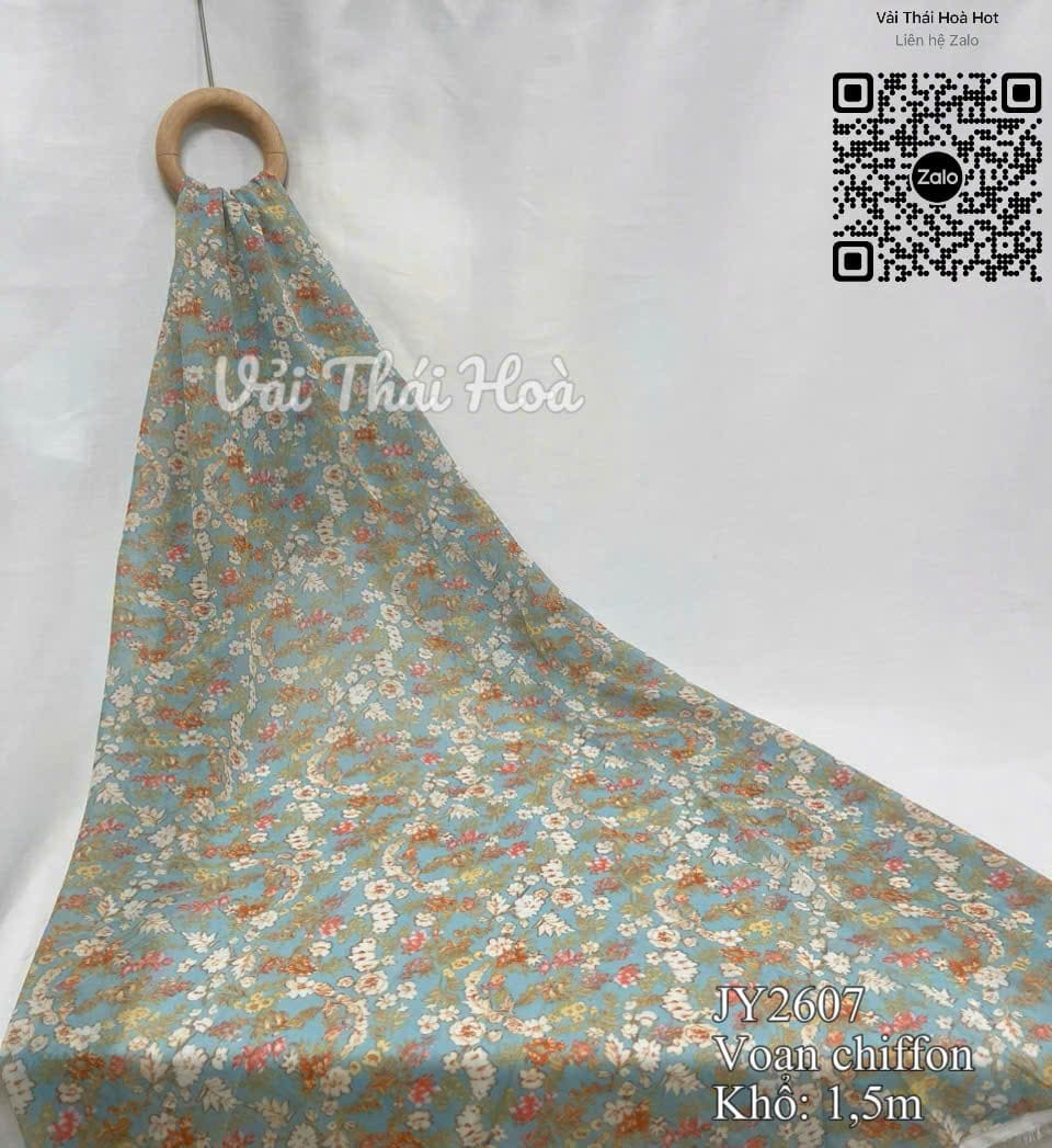Vải von chiffon JY2607