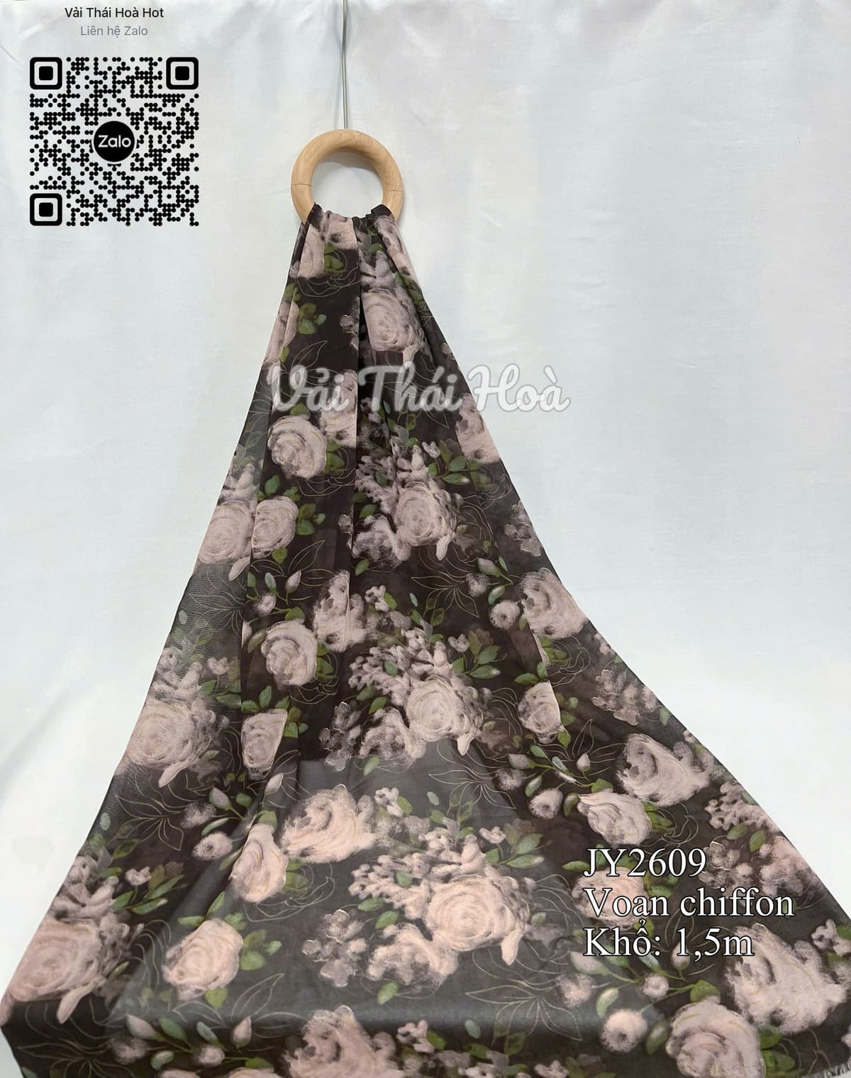 Vải von chiffon LT2609