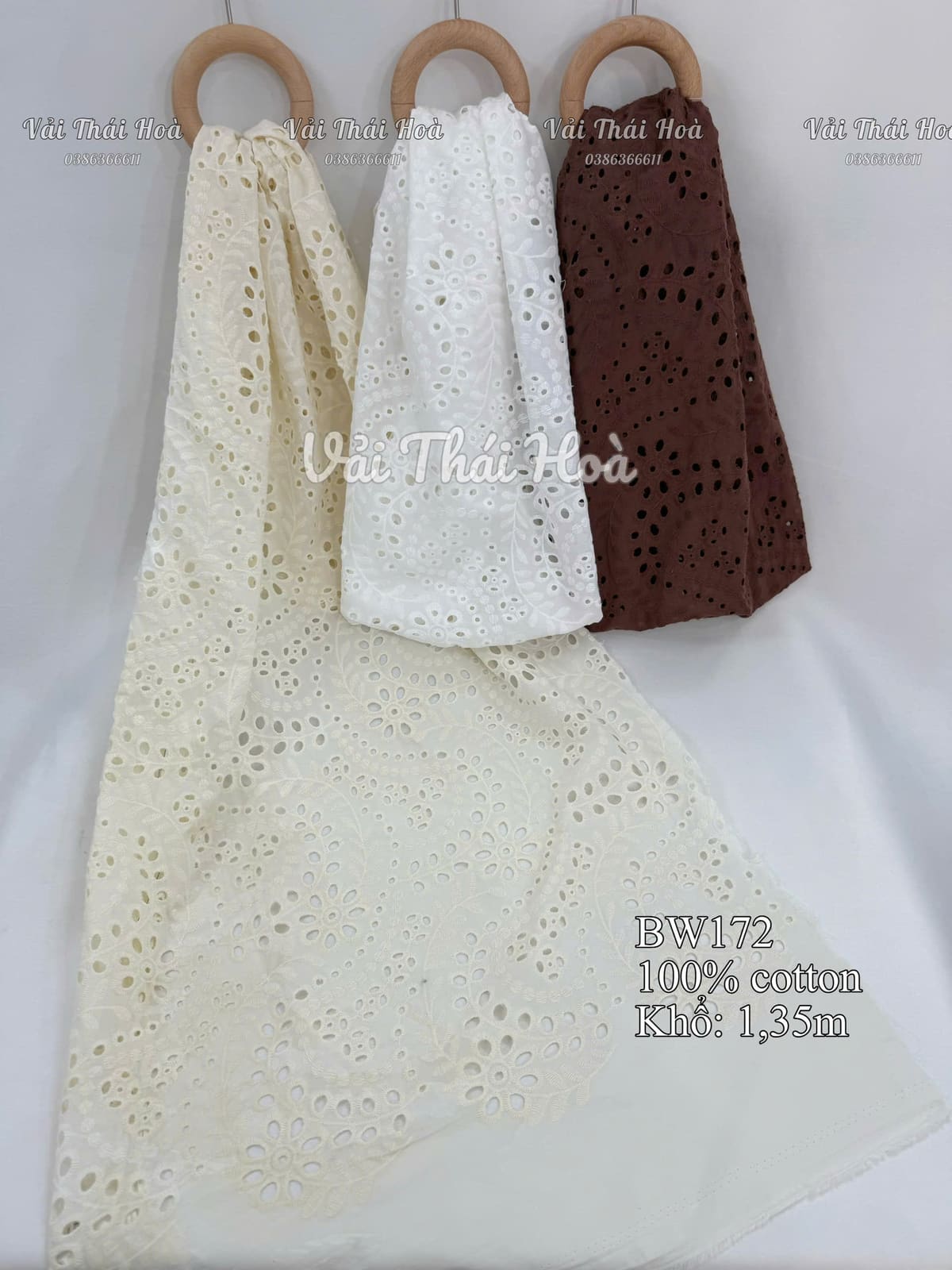 Vải thô thêu BW172