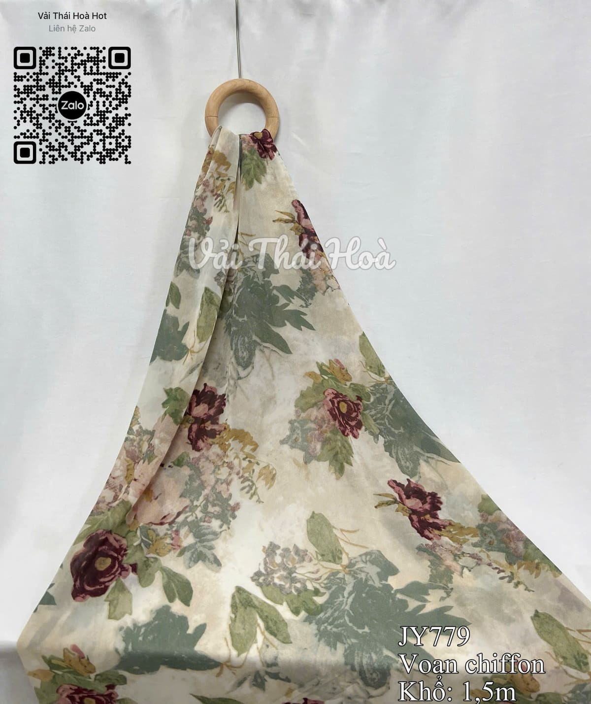 Vải von chiffon JY779