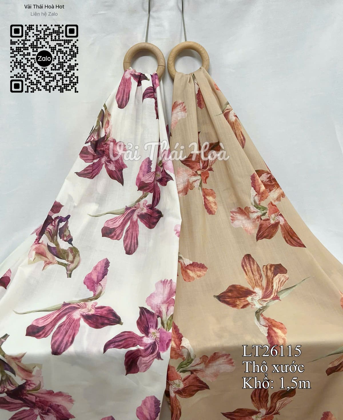 Vải thô xước LT26115