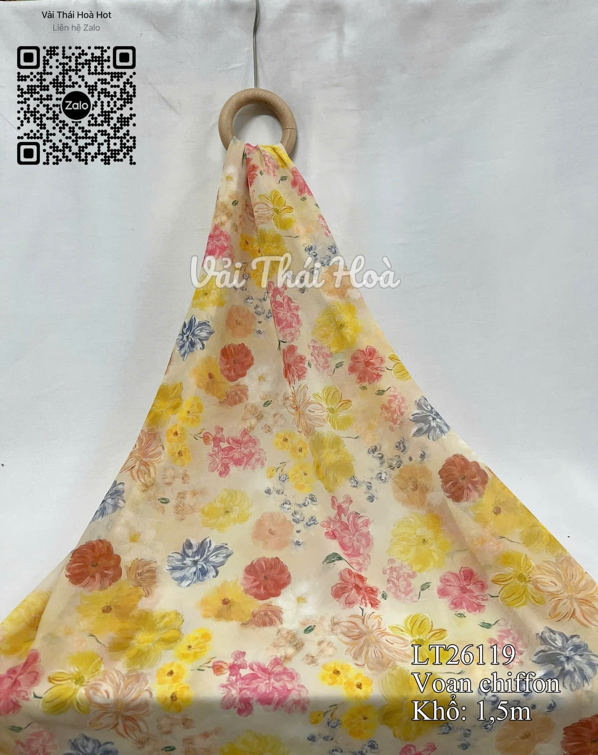 Vải von chiffon LT26119