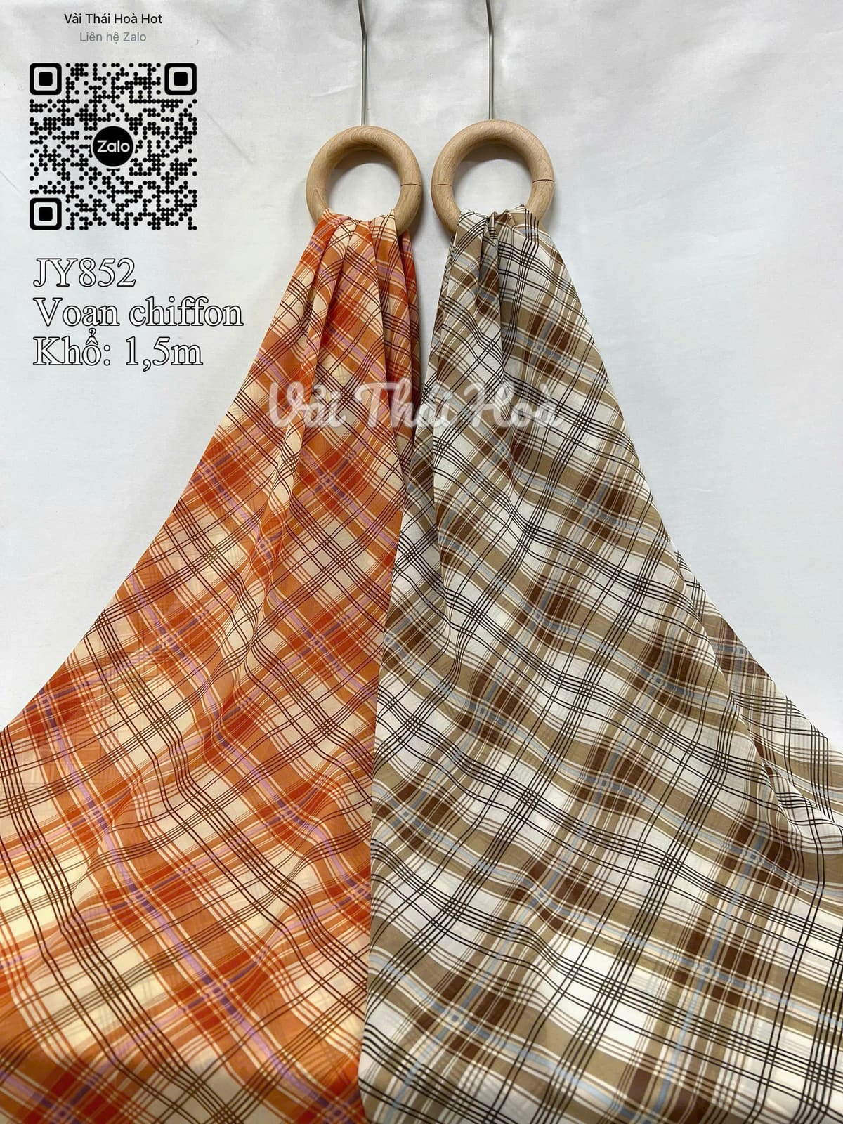 Vải von chiffon JY852-1