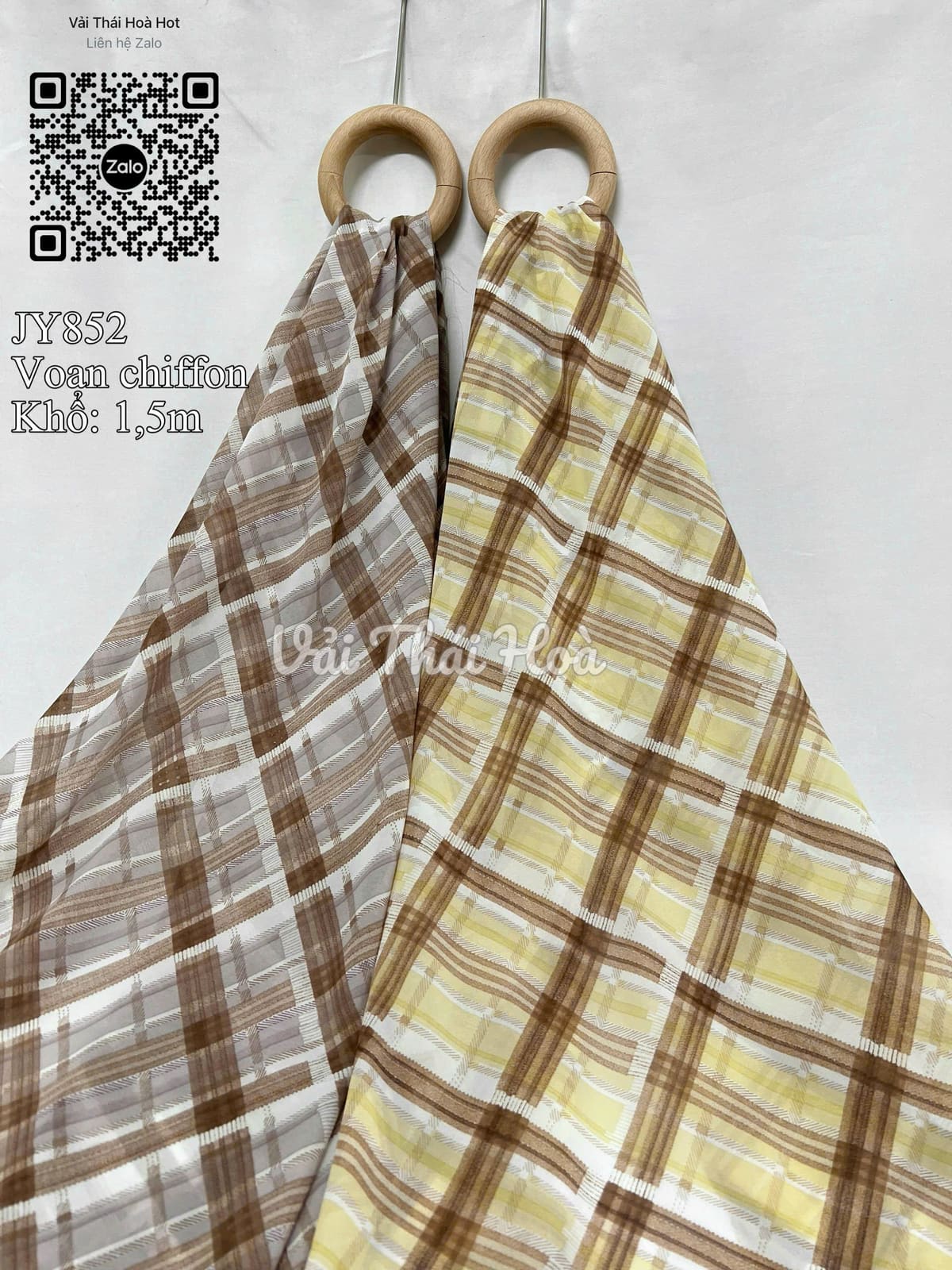Vải von chiffon JY852-2