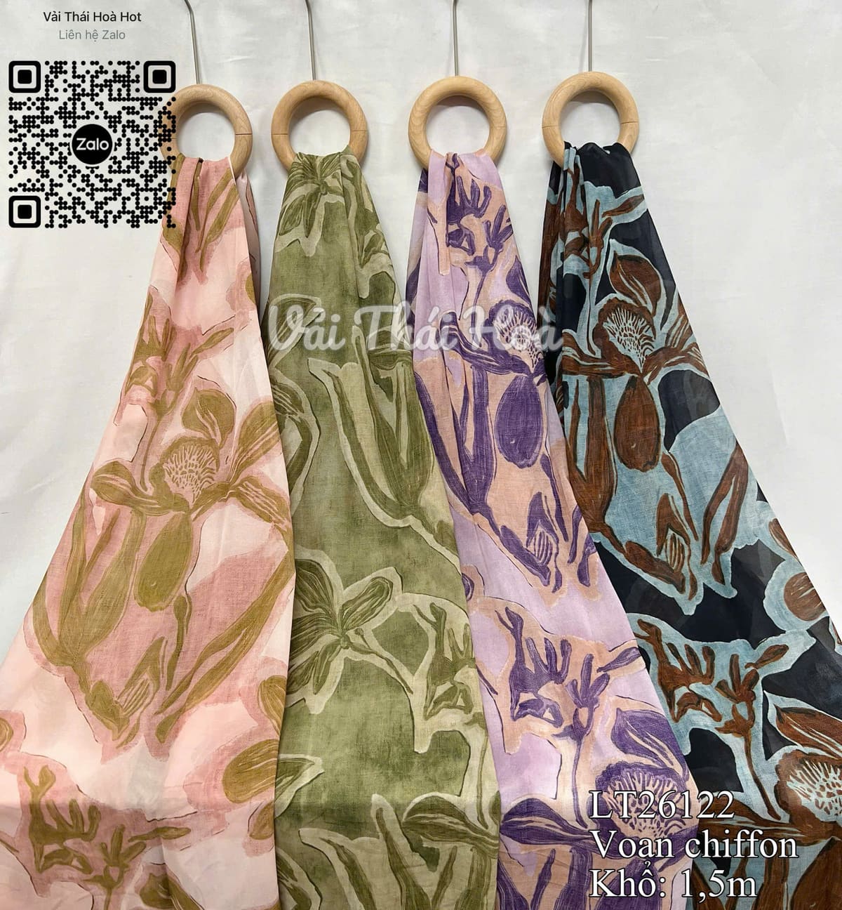 Vải von chiffon LT26122
