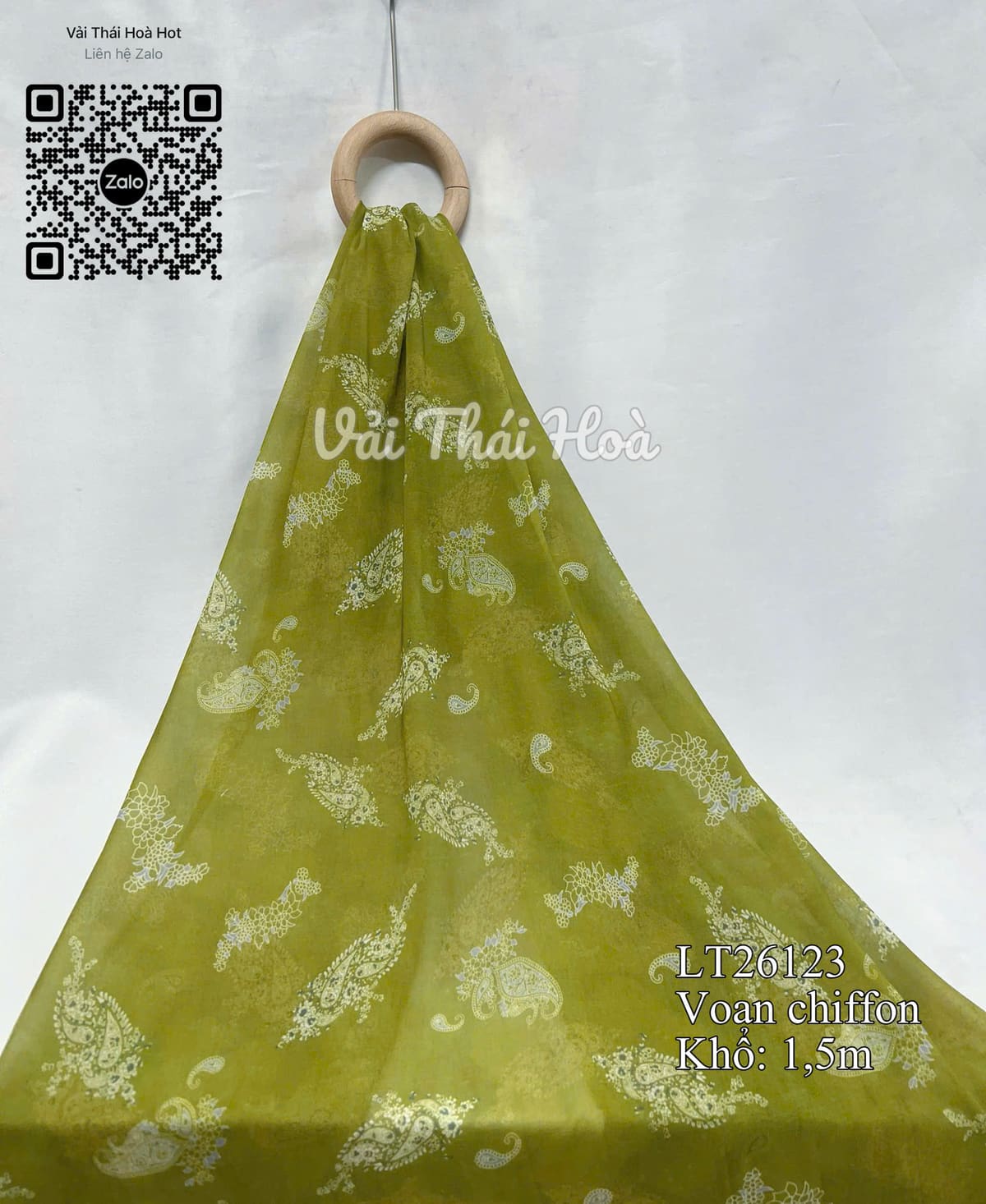 Vải von chiffon LT26123