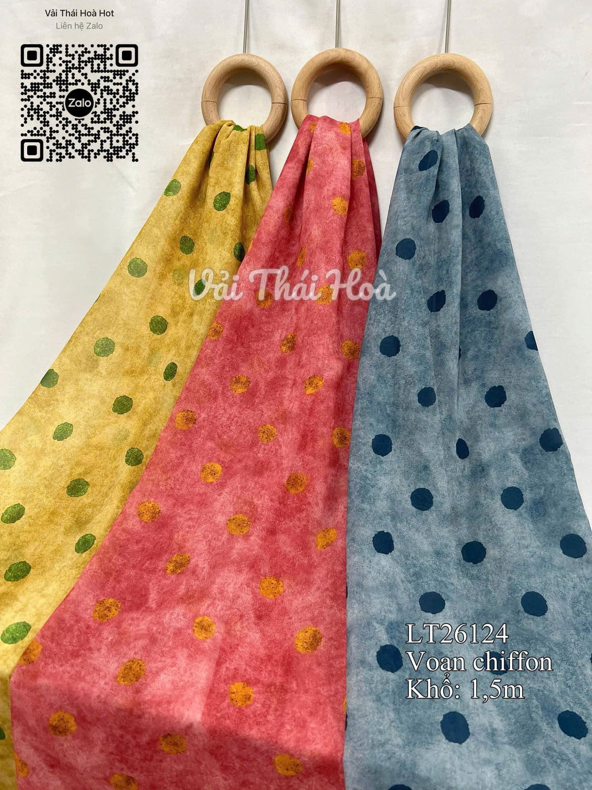 Vải von chiffon LT26124