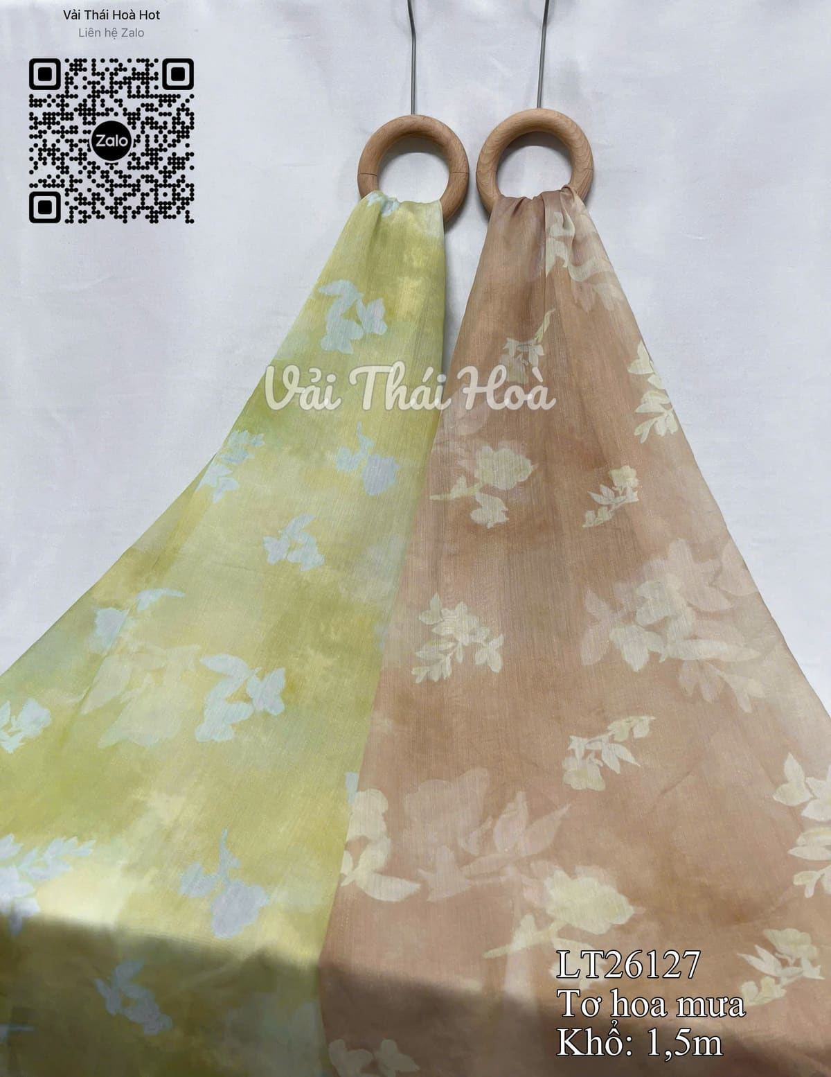 Vải tơ mưa LT26127