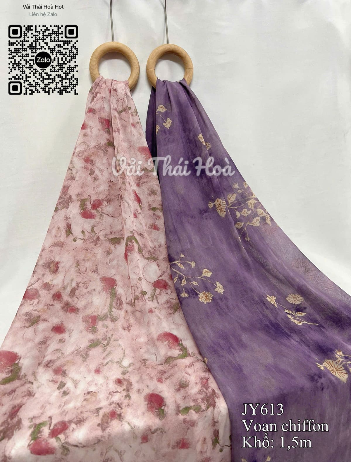 Vải von chiffon JY613