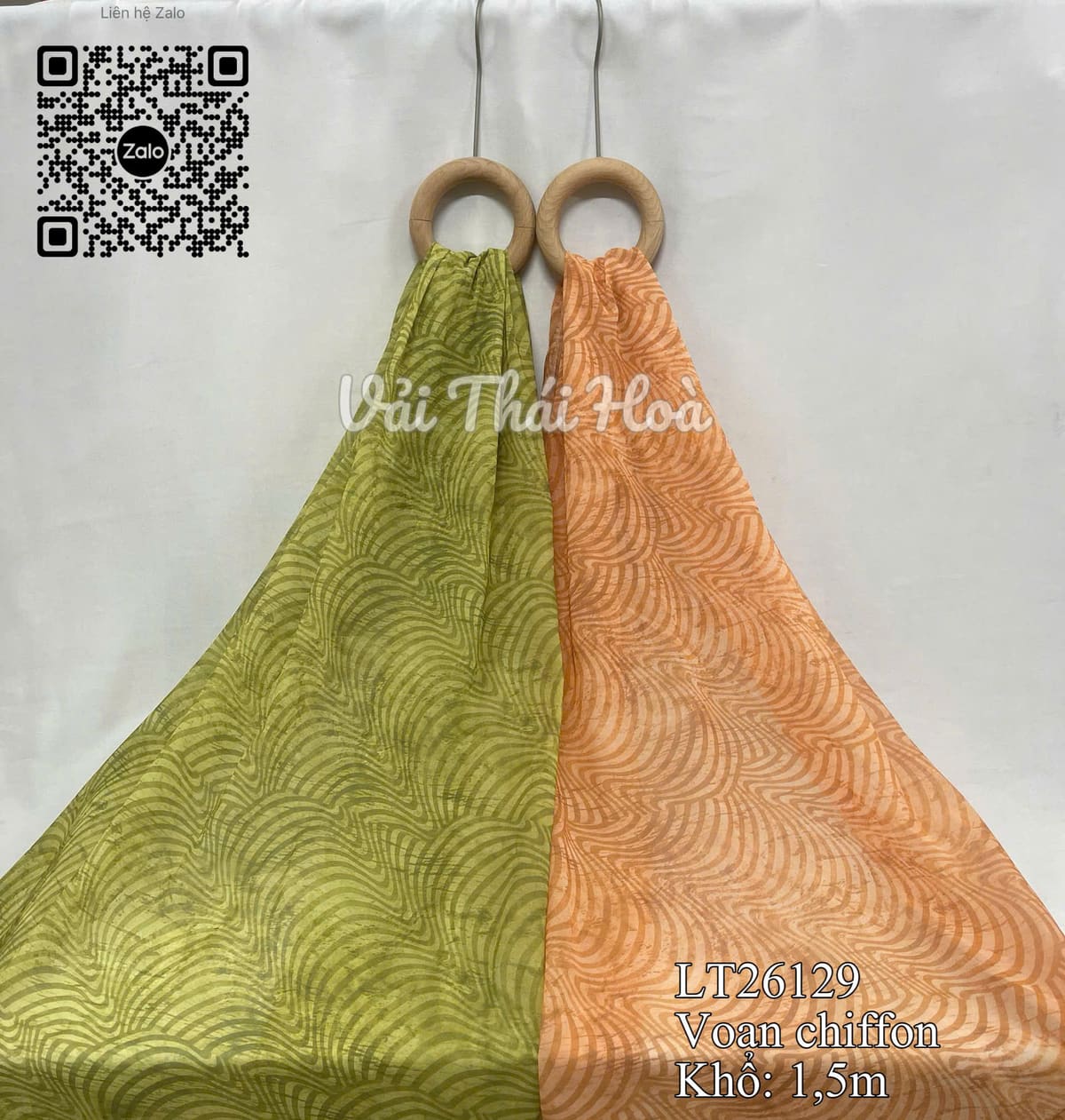 Vải von chiffon LT26129