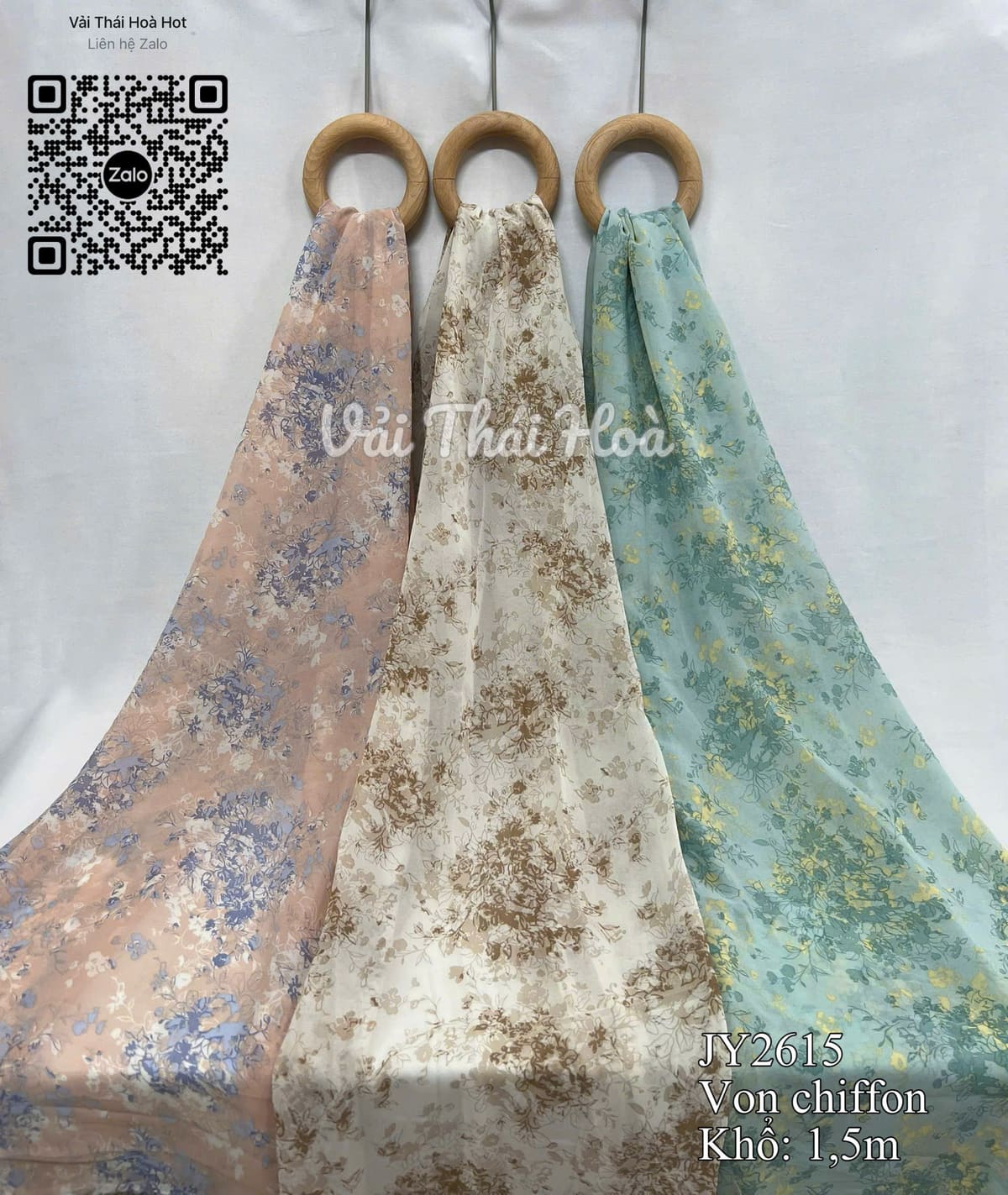 Vải von chiffon JY2615