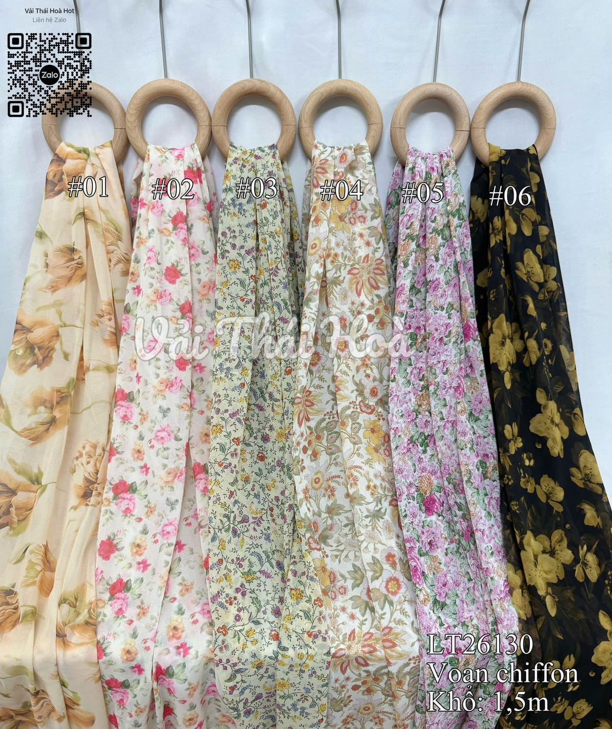 Vải von chiffon LT26130