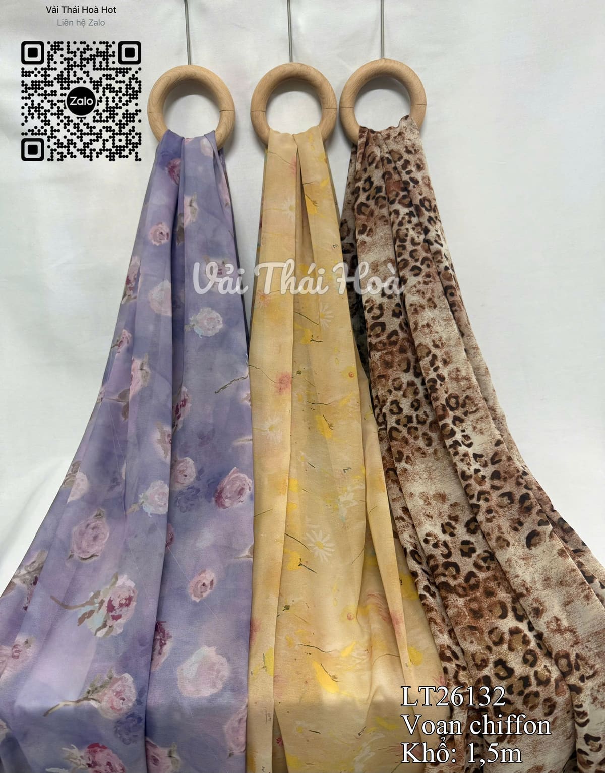 Vải von chiffon LT26132