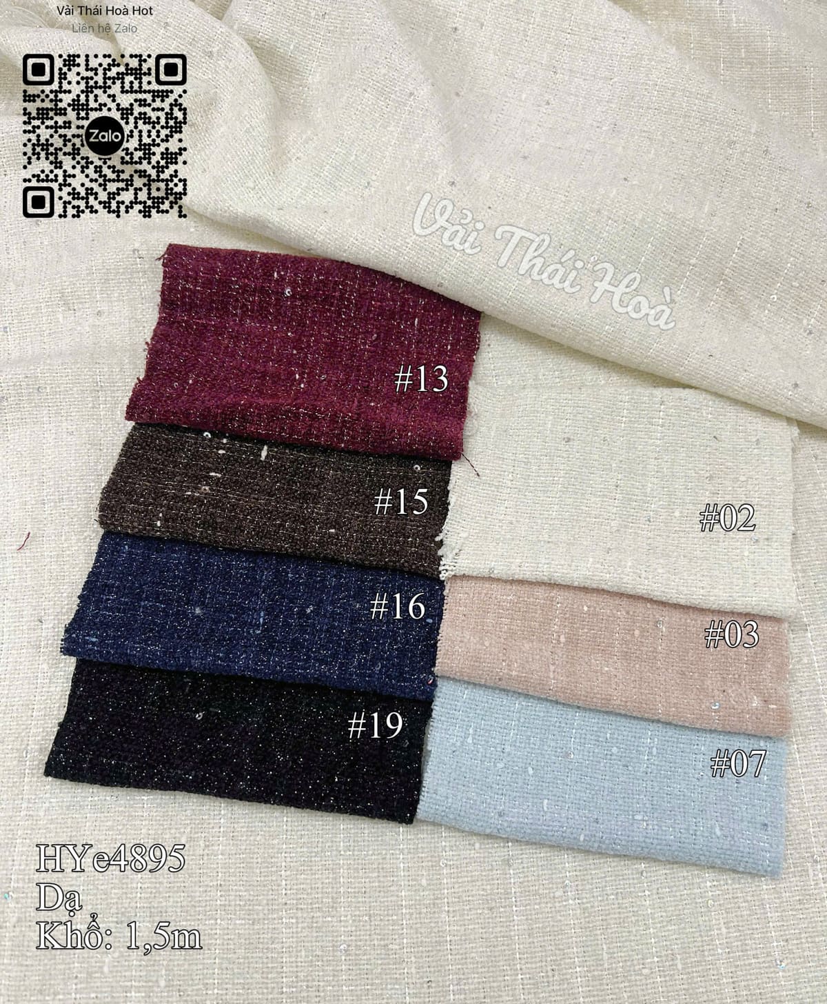 Dạ tweed HYe4895