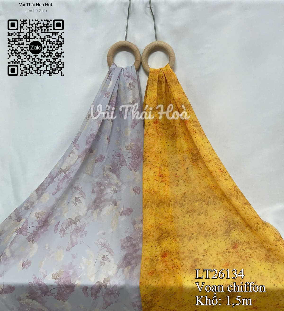 Vải von chiffon LT26134