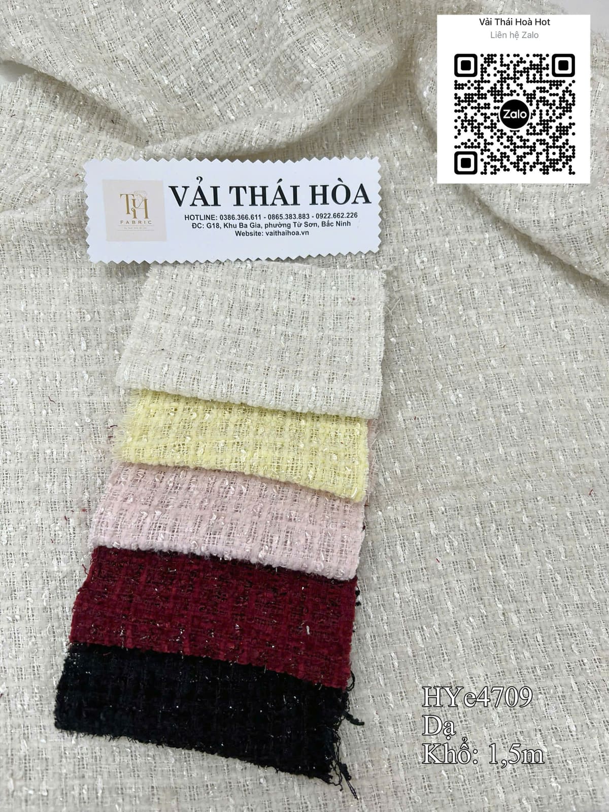 Dạ tweed HYe4709