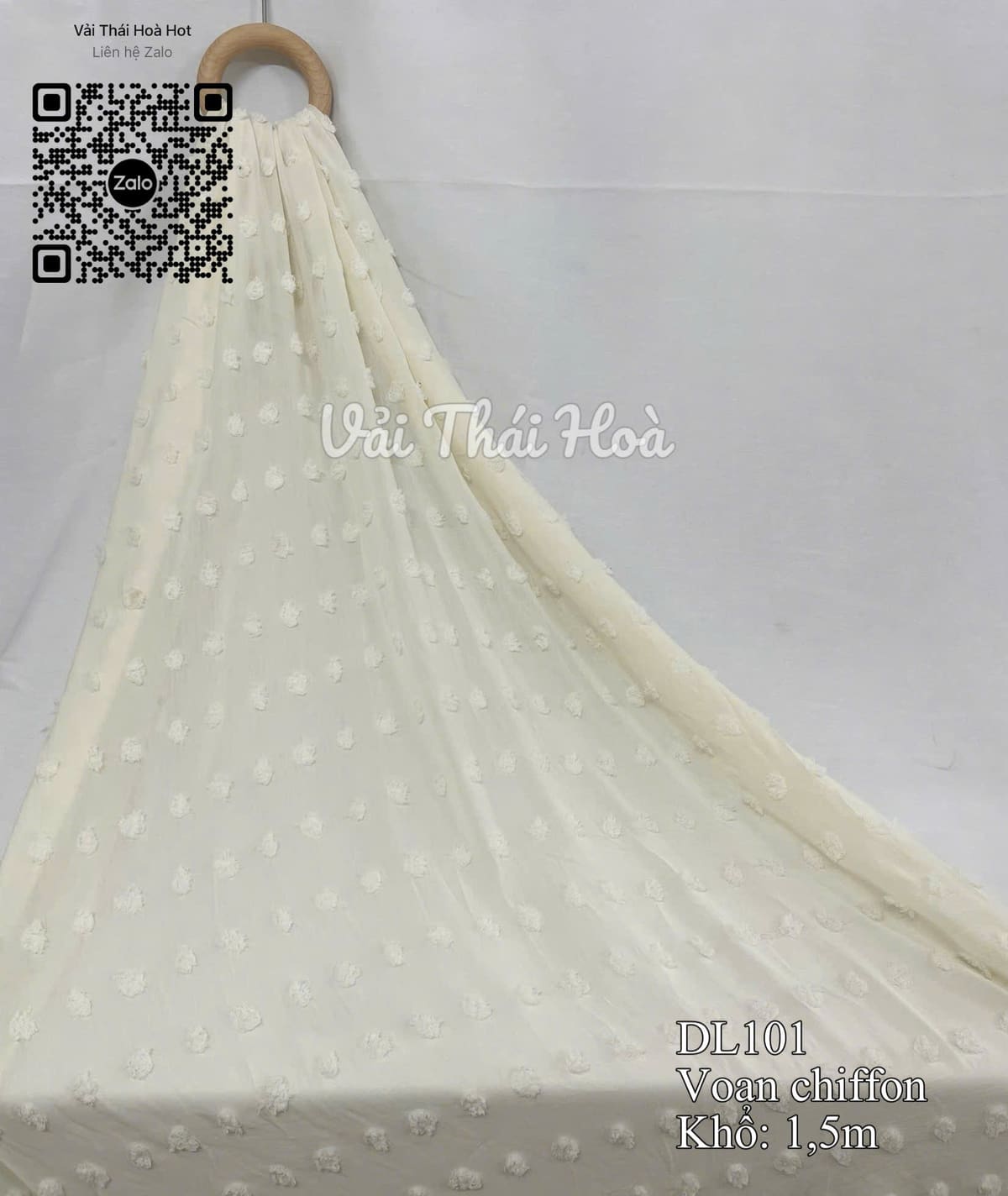 Vải von chiffon DL101