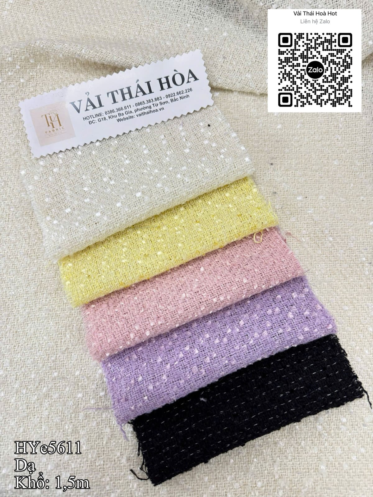 Dạ tweed HYe5611