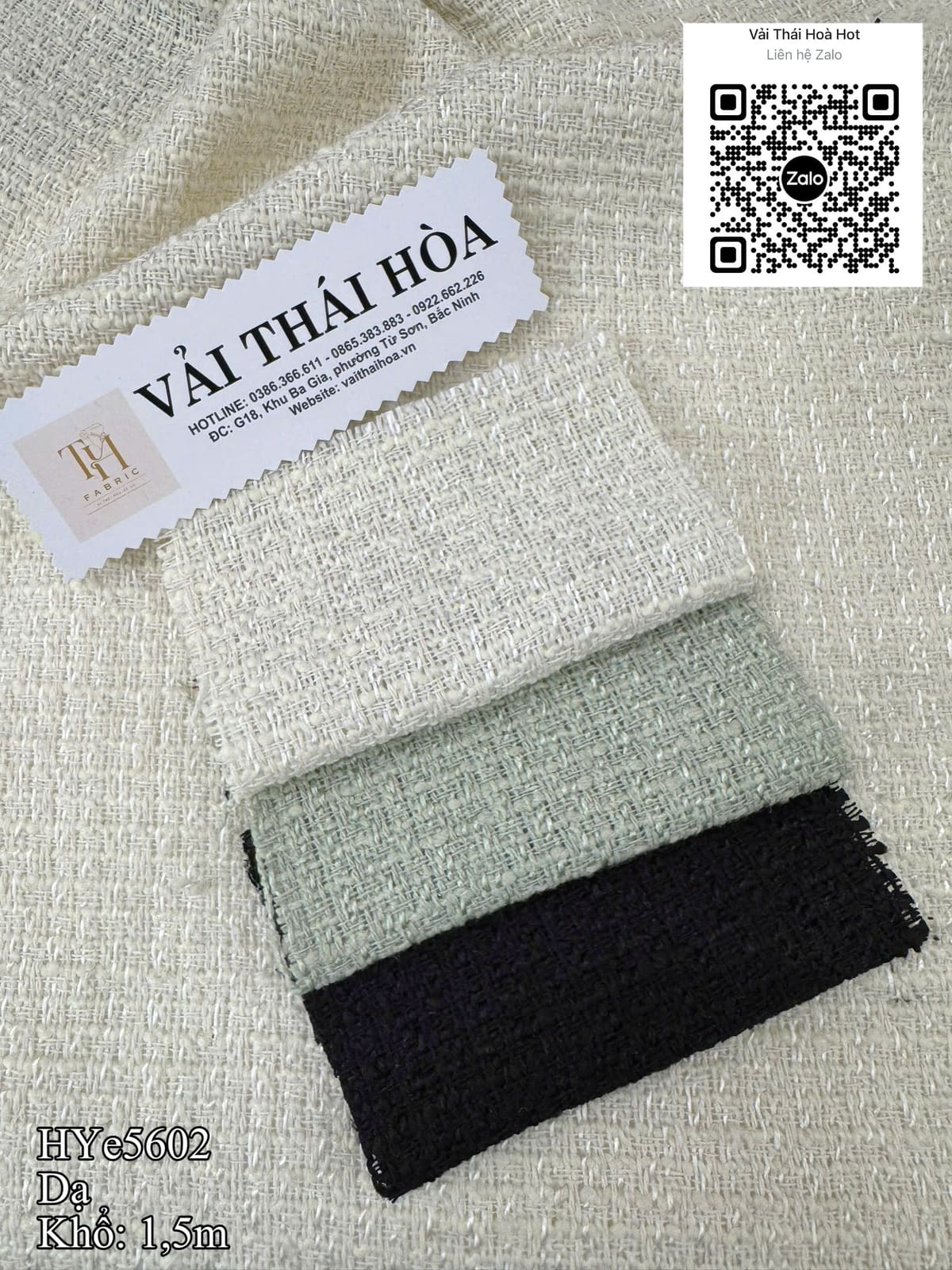 Dạ tweed HYe5602