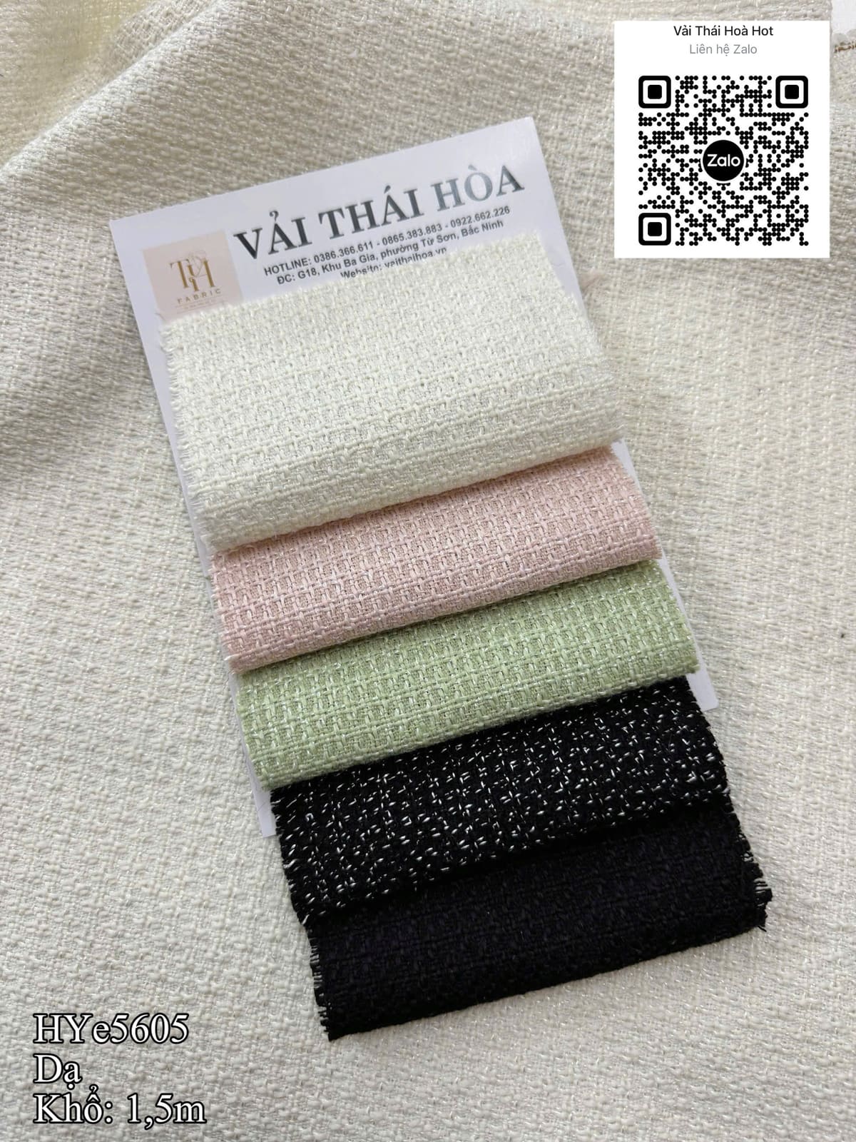 Dạ tweed HYe5605