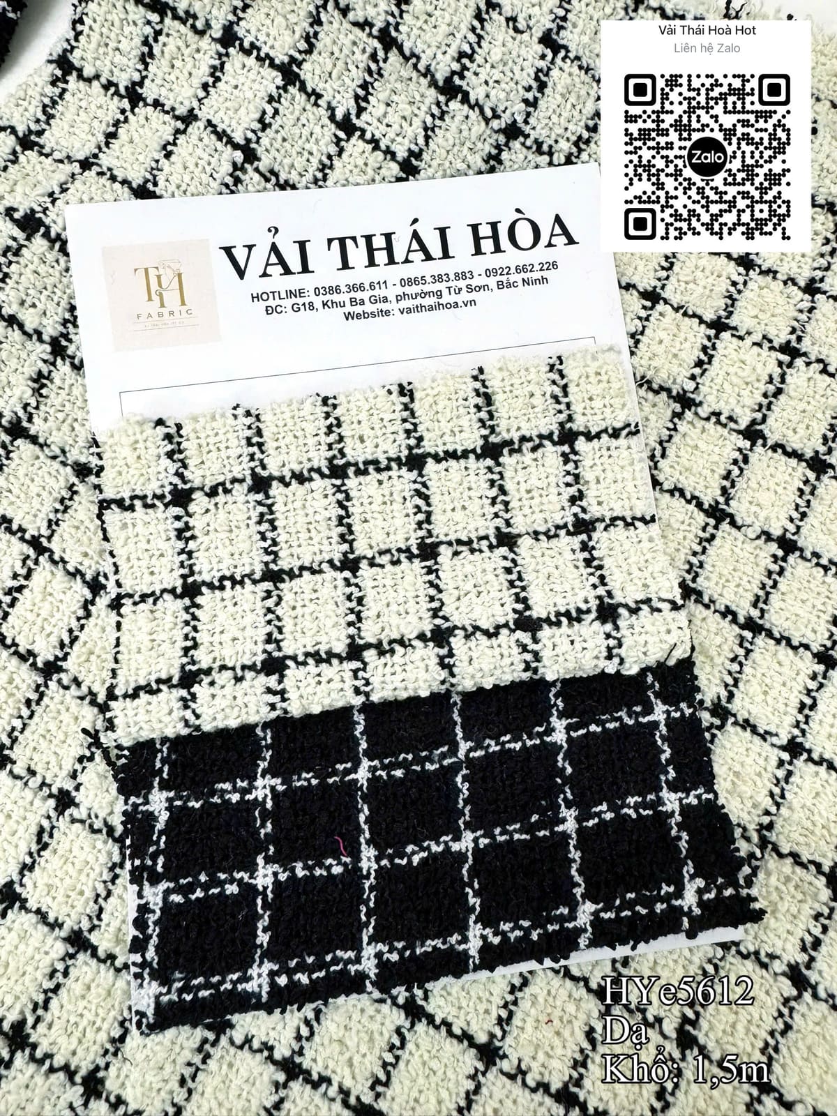 Dạ tweed HYe5612