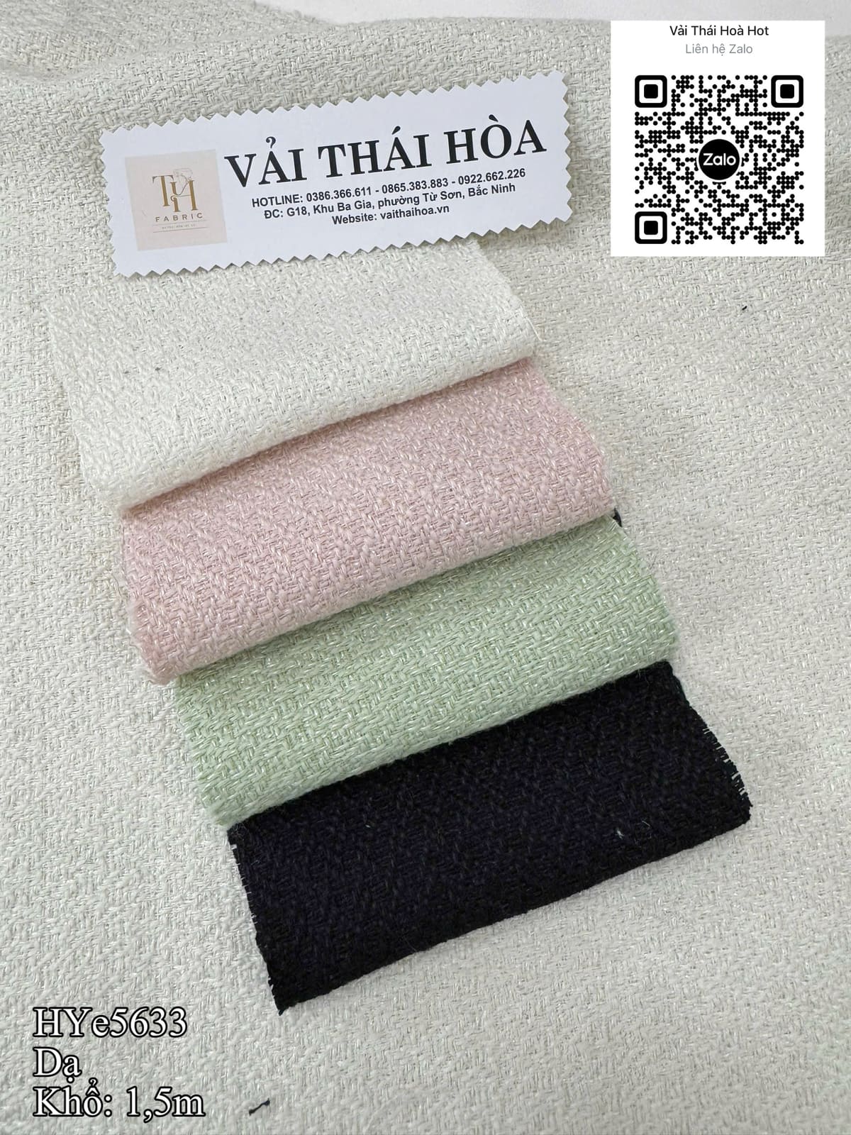 Dạ tweed HYe5633