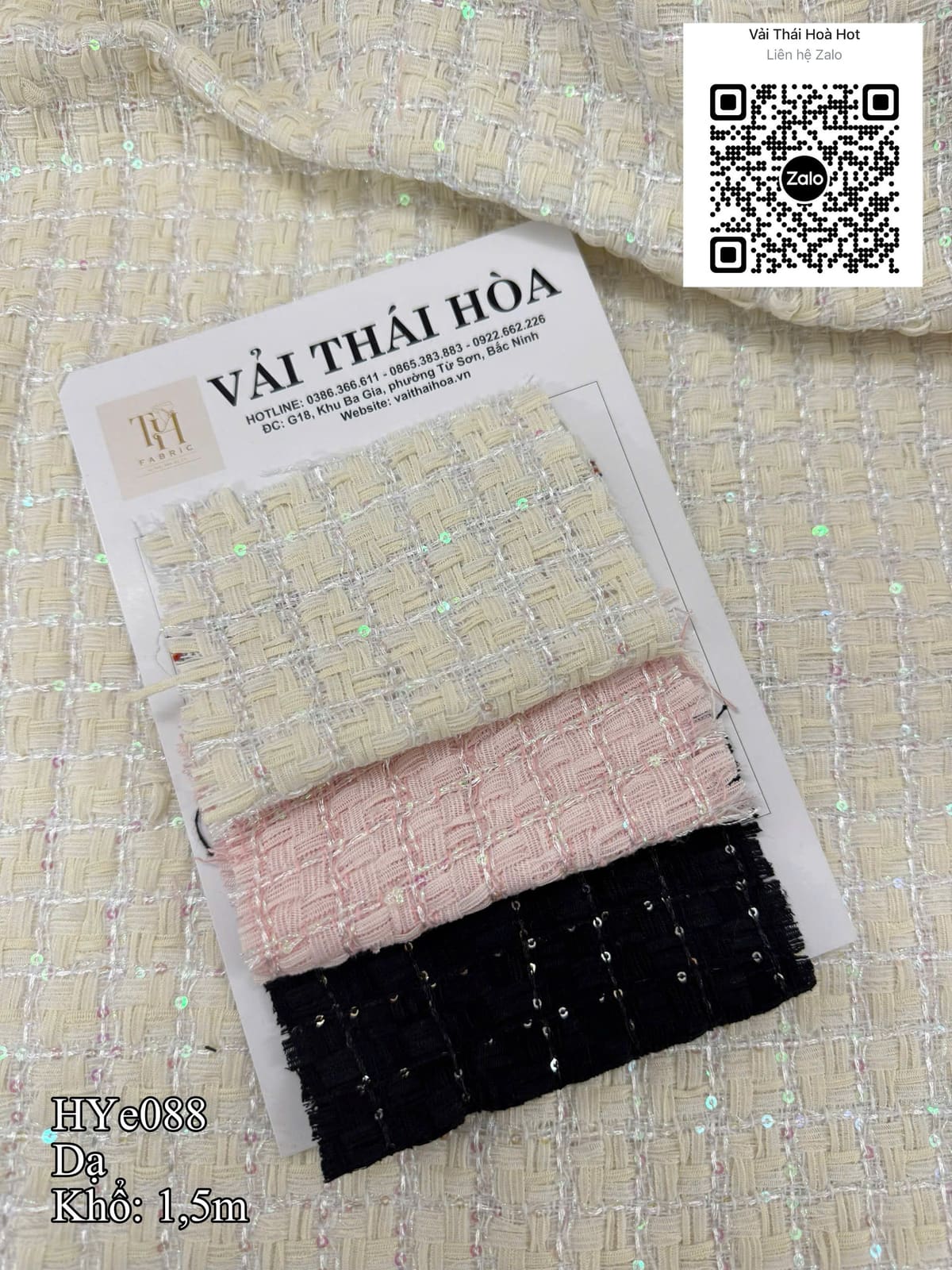 Dạ tweed HYe088 1