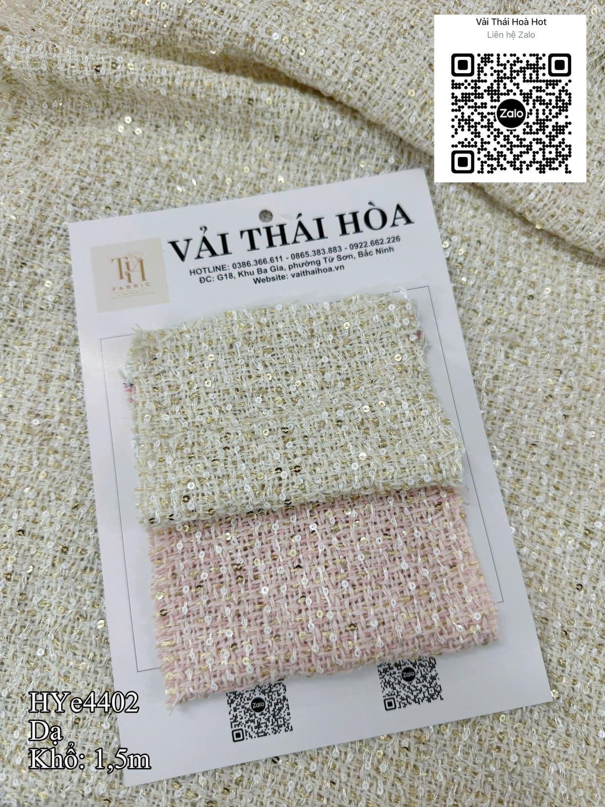 Dạ tweed HYe4402 1