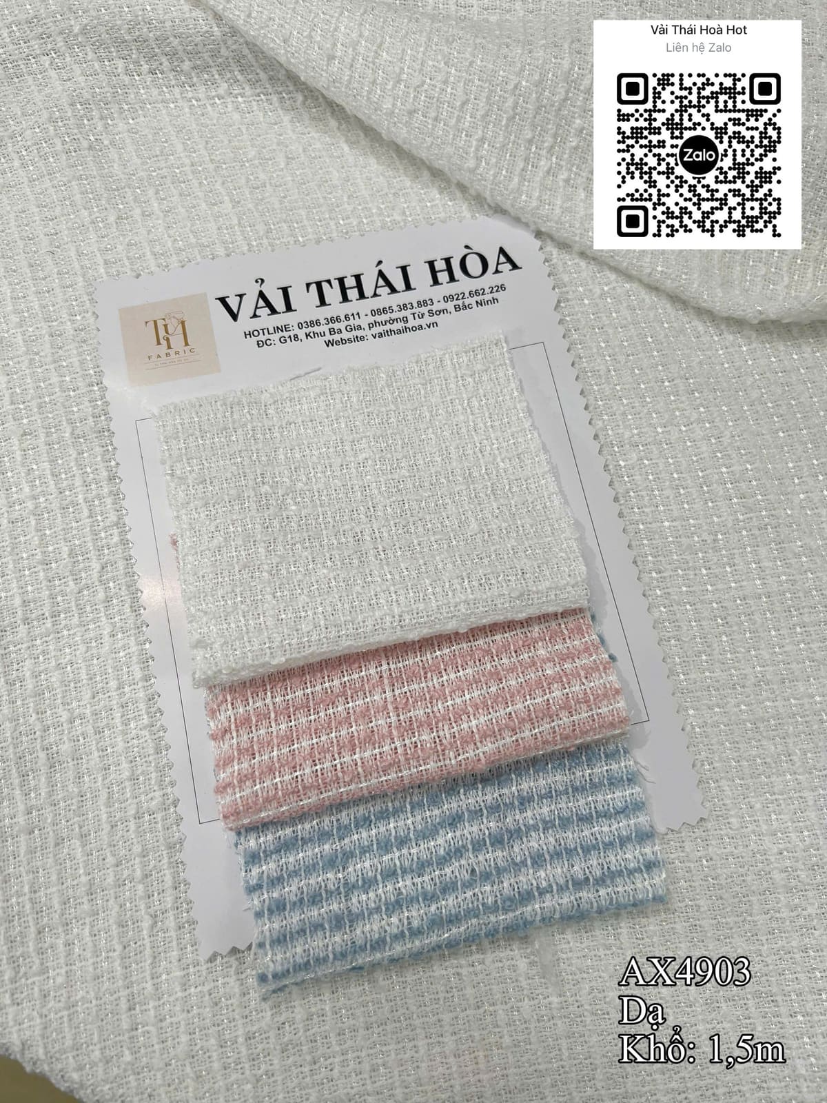 Dạ tweed AX4903 1