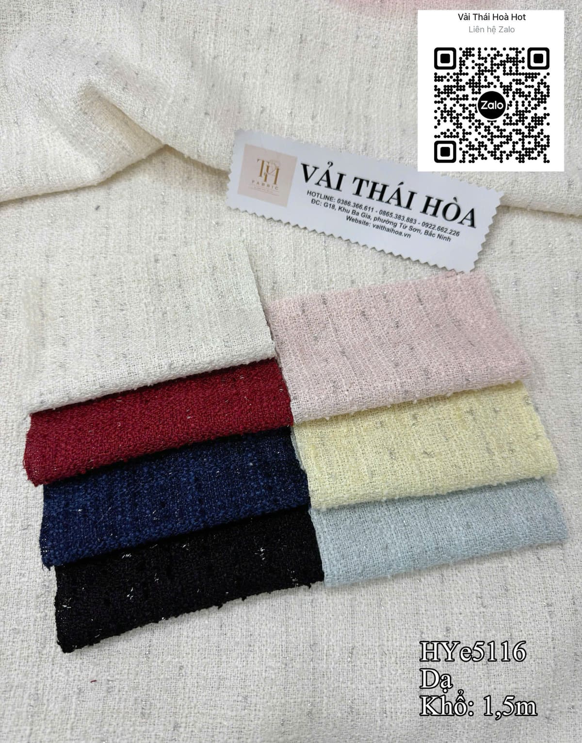 Dạ tweed HYe5116