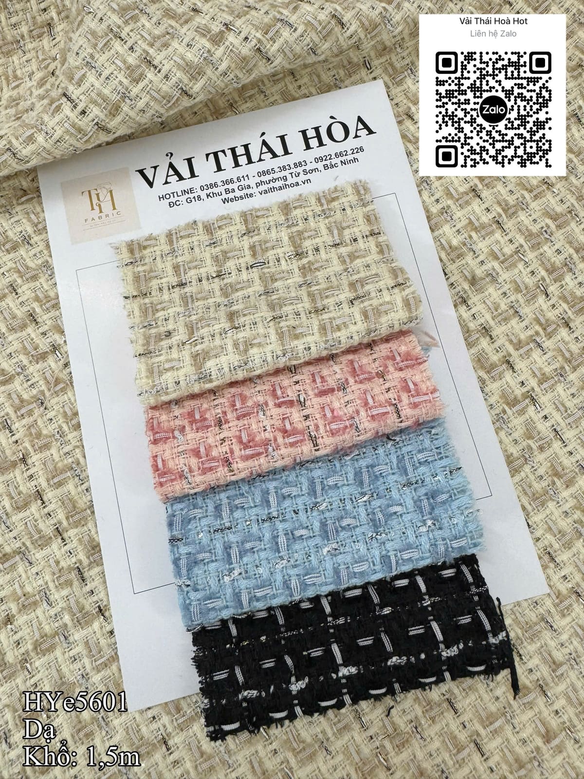 Dạ tweed HYe5601