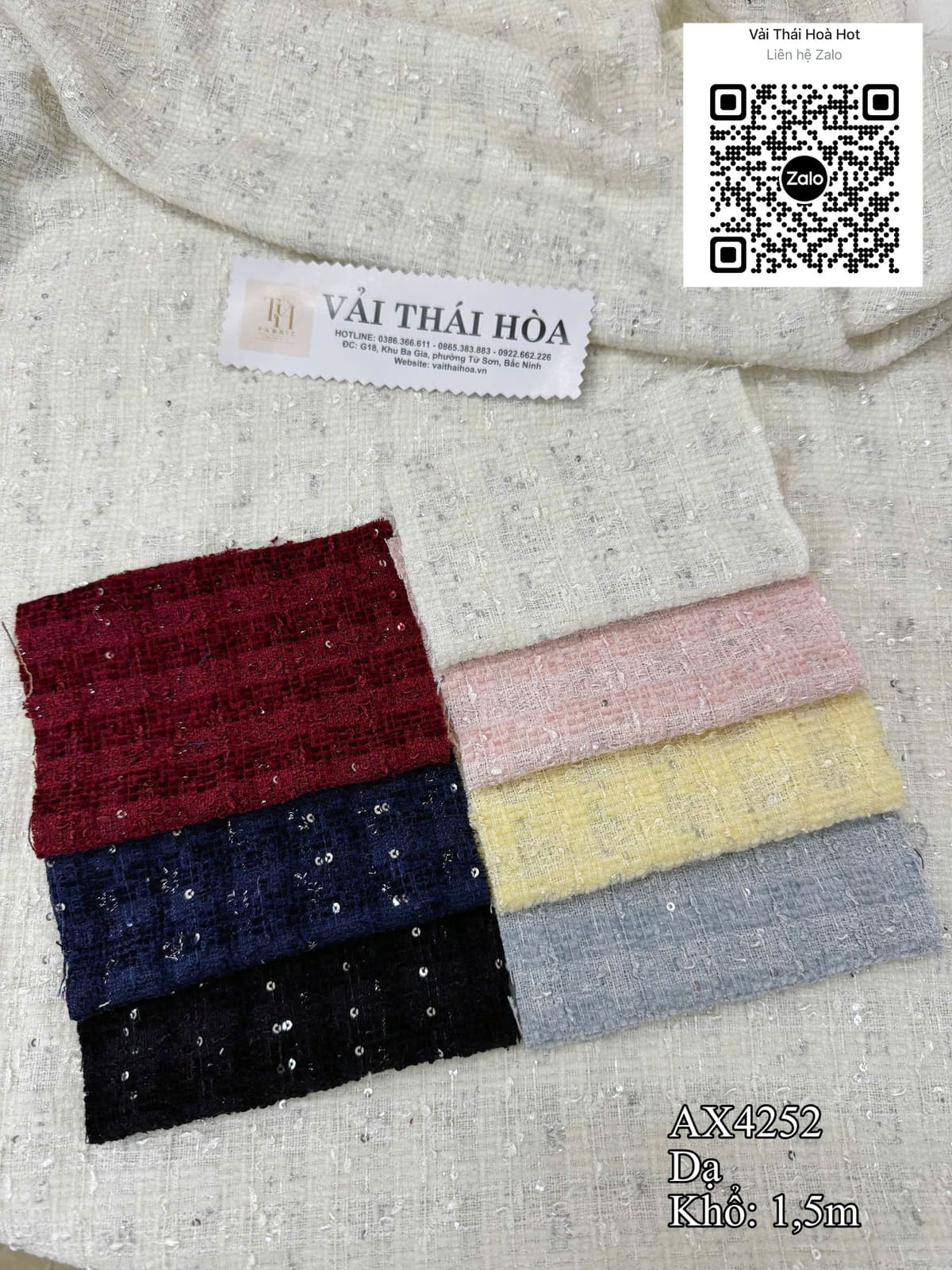 Dạ tweed AX4252
