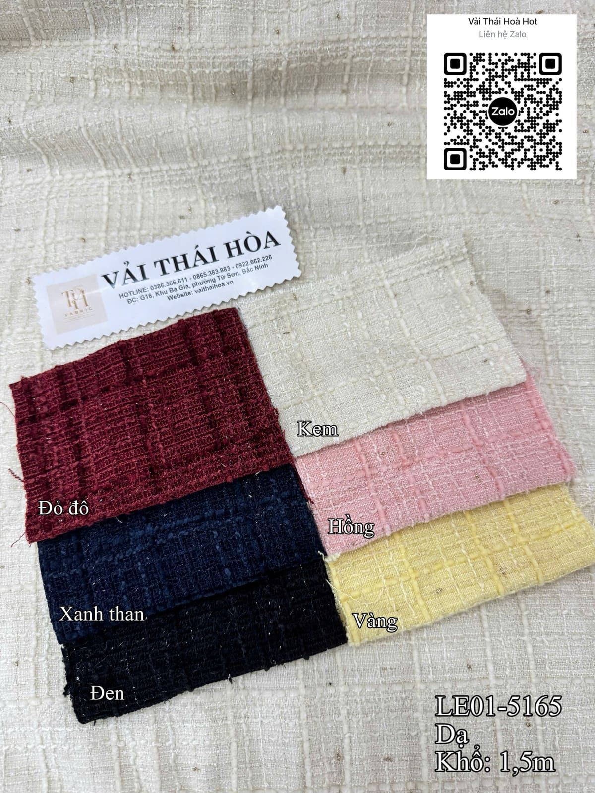 Dạ tweed LE01-5165