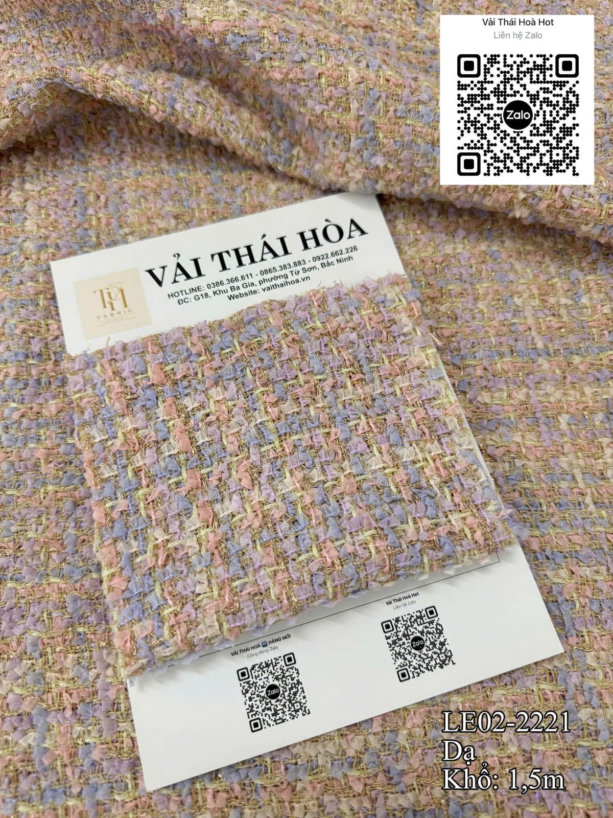 Dạ tweed LE02-2221