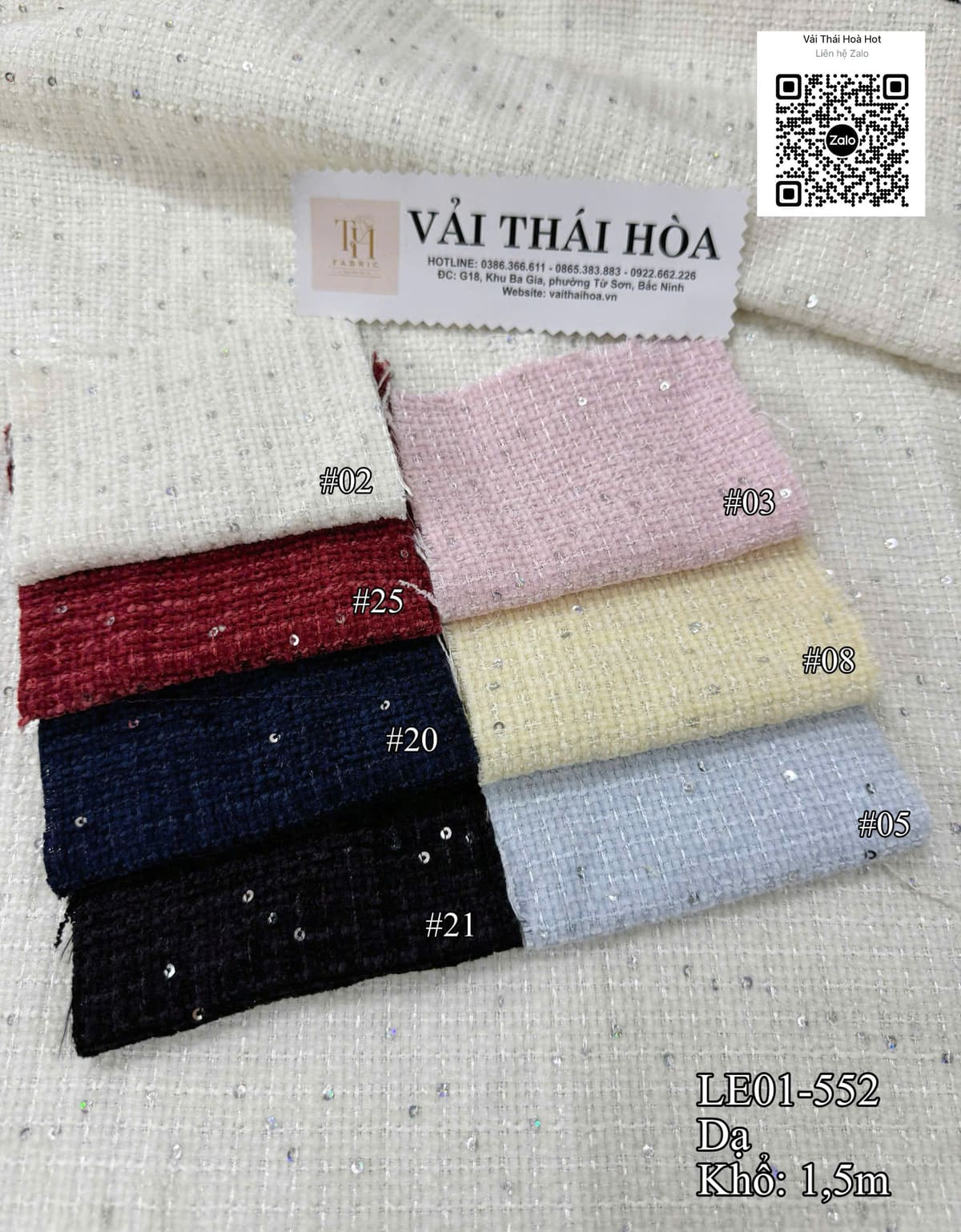 Dạ tweed LE01-552