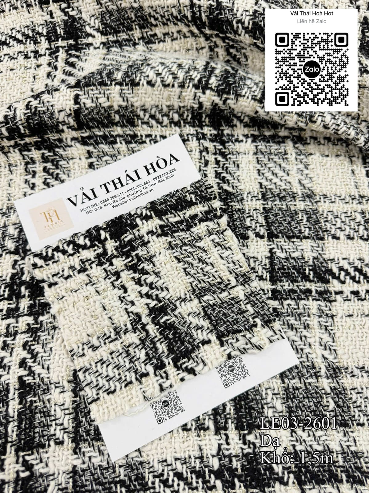Dạ tweed LE03-2601