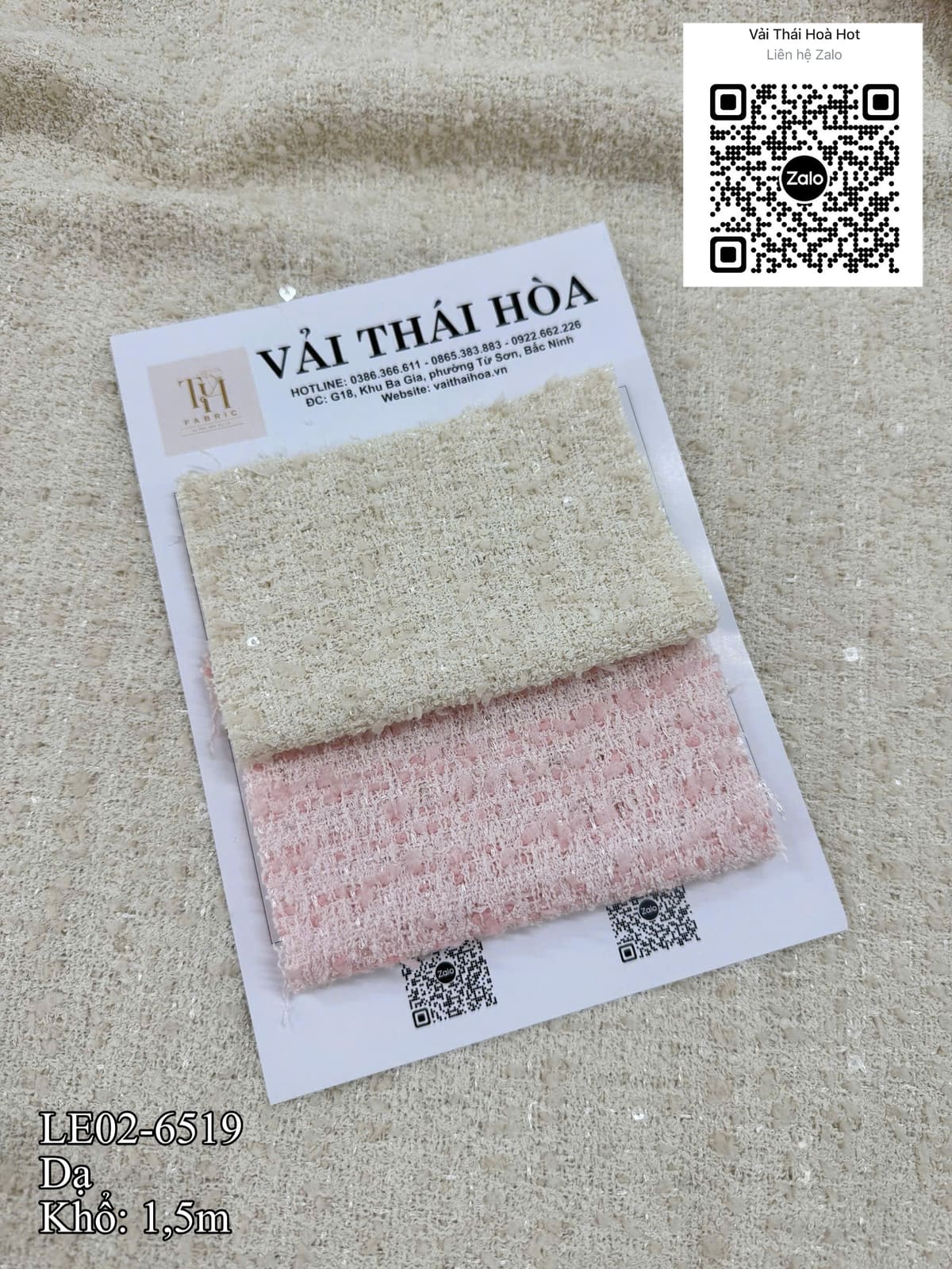 Dạ tweed LE02-6519