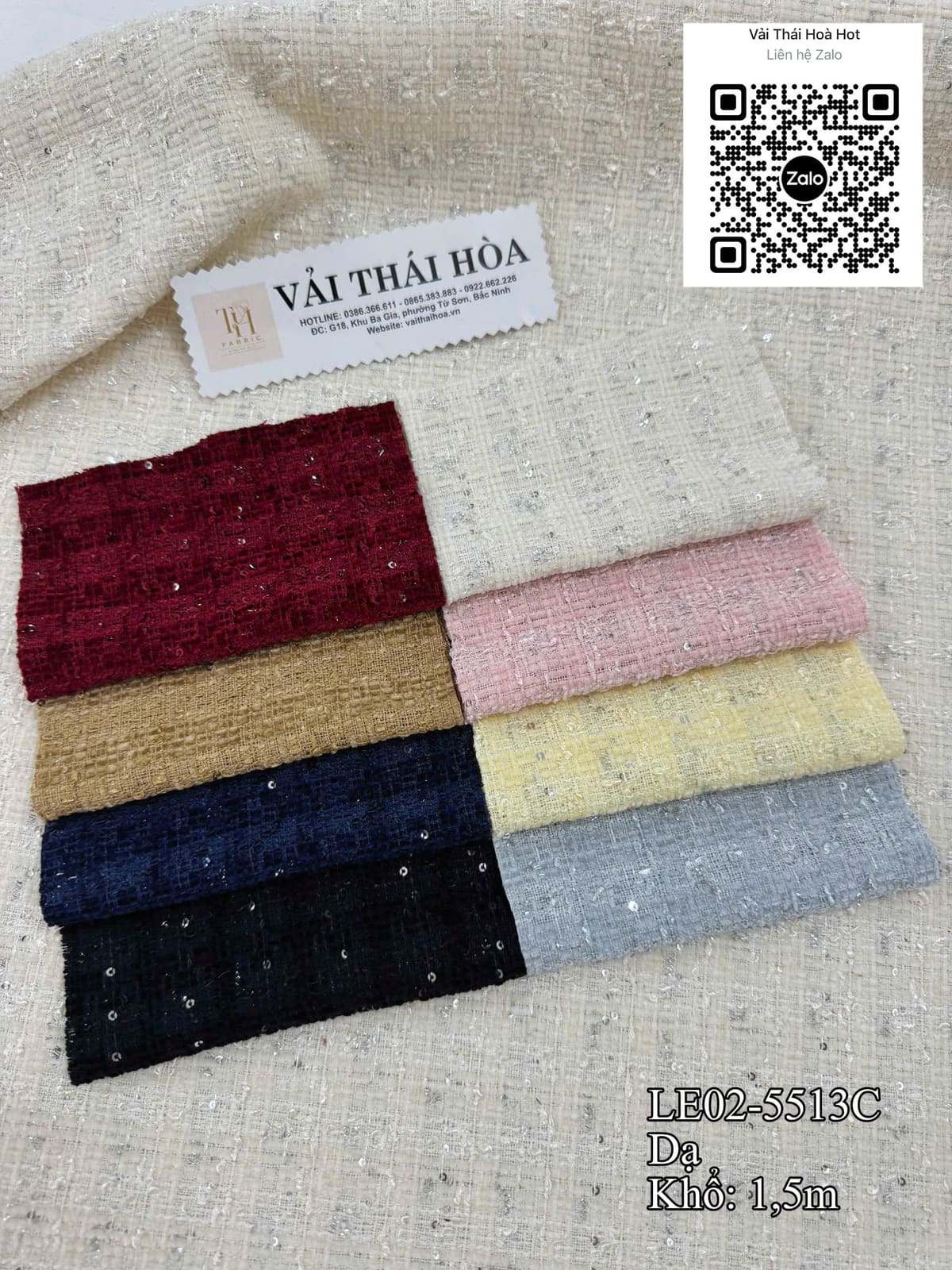 Dạ tweed LE02-5513C
